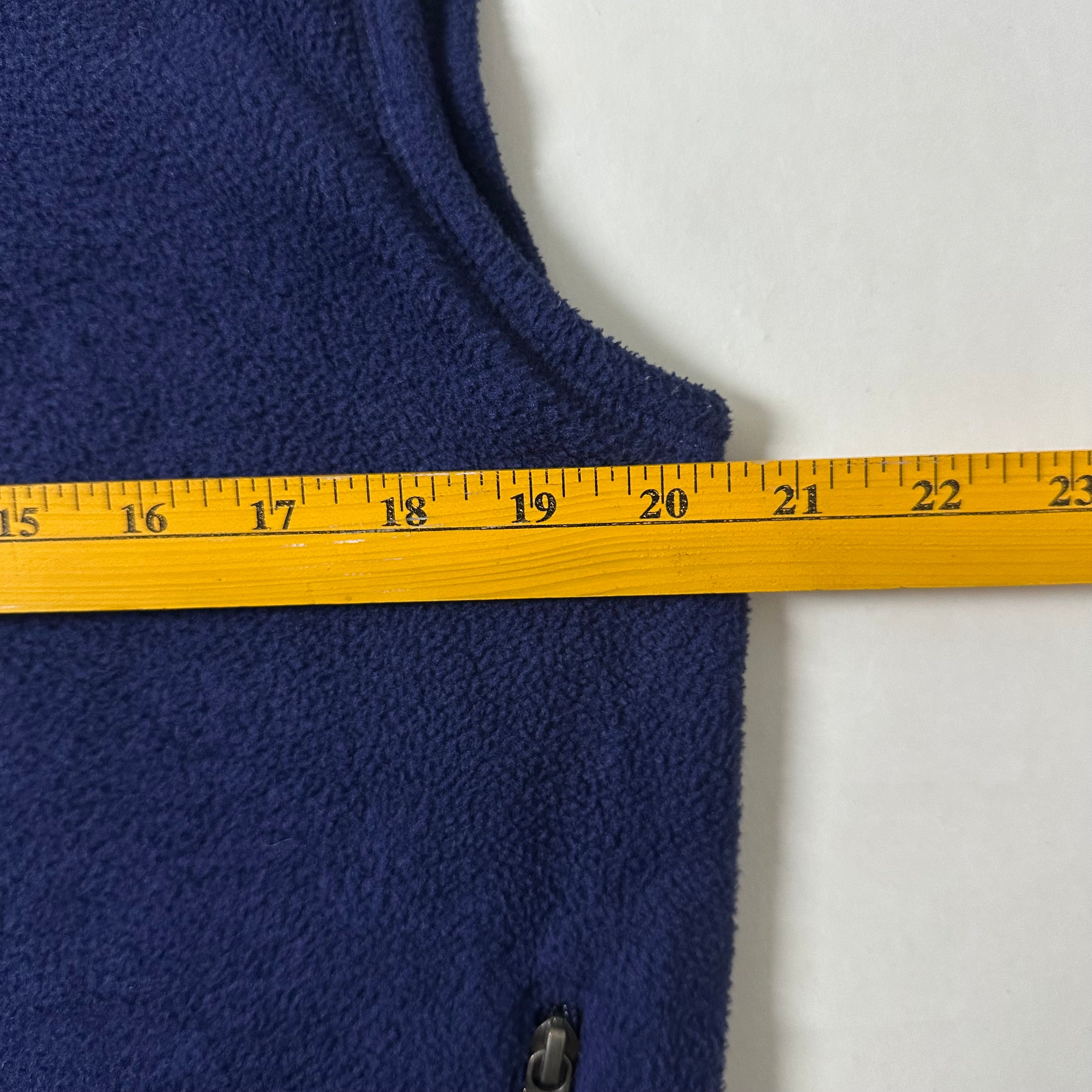 Patagonia Men’s Synchilla Fleece Vest In Dark Navy Blue (Size Large)