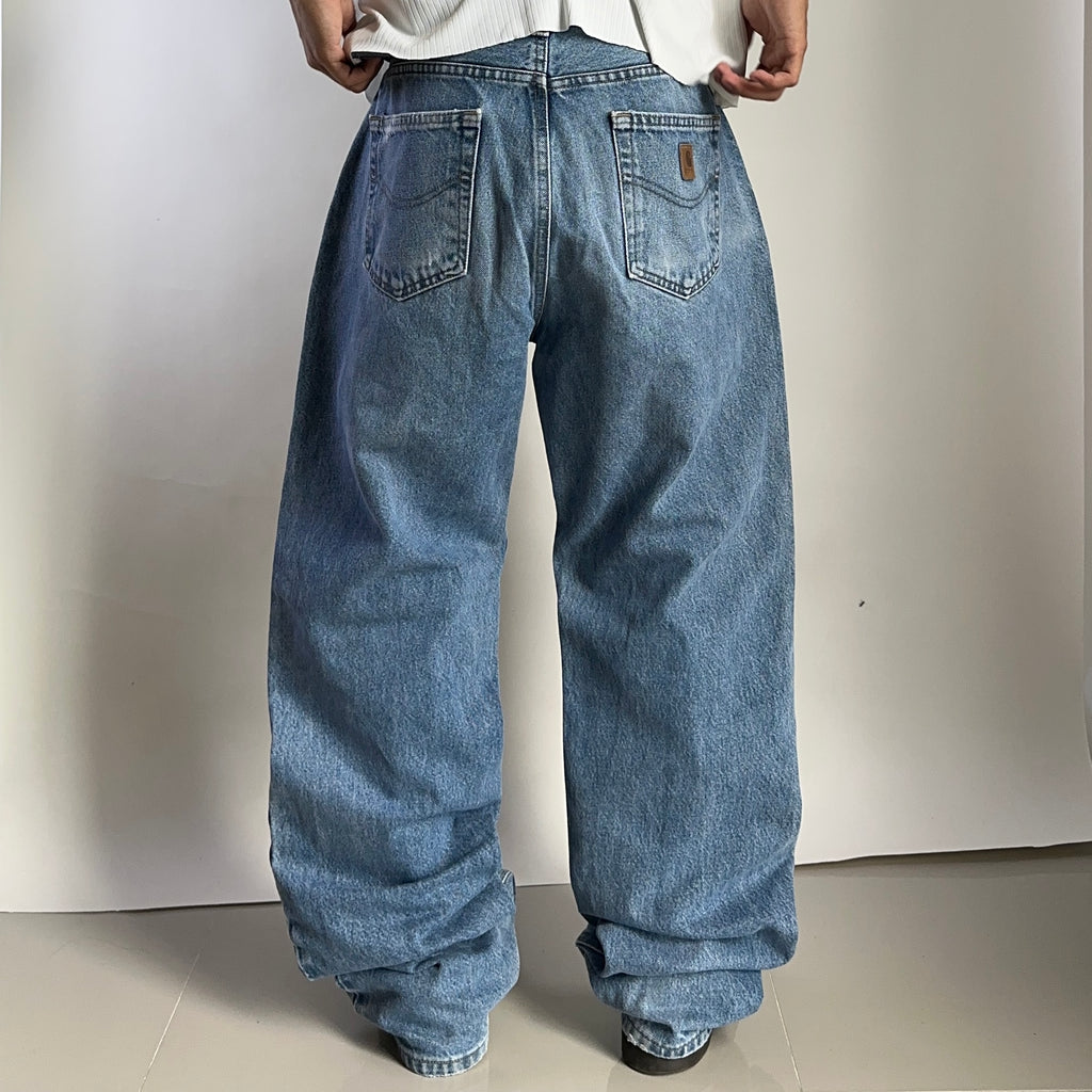 Carhartt Loose Fit Washed Denim Pants Size 36