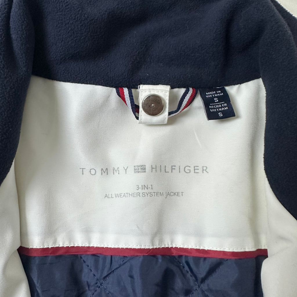 Tommy Hilfiger Women’s 3-in-1 All Weather System Jacket in White (Size Small)