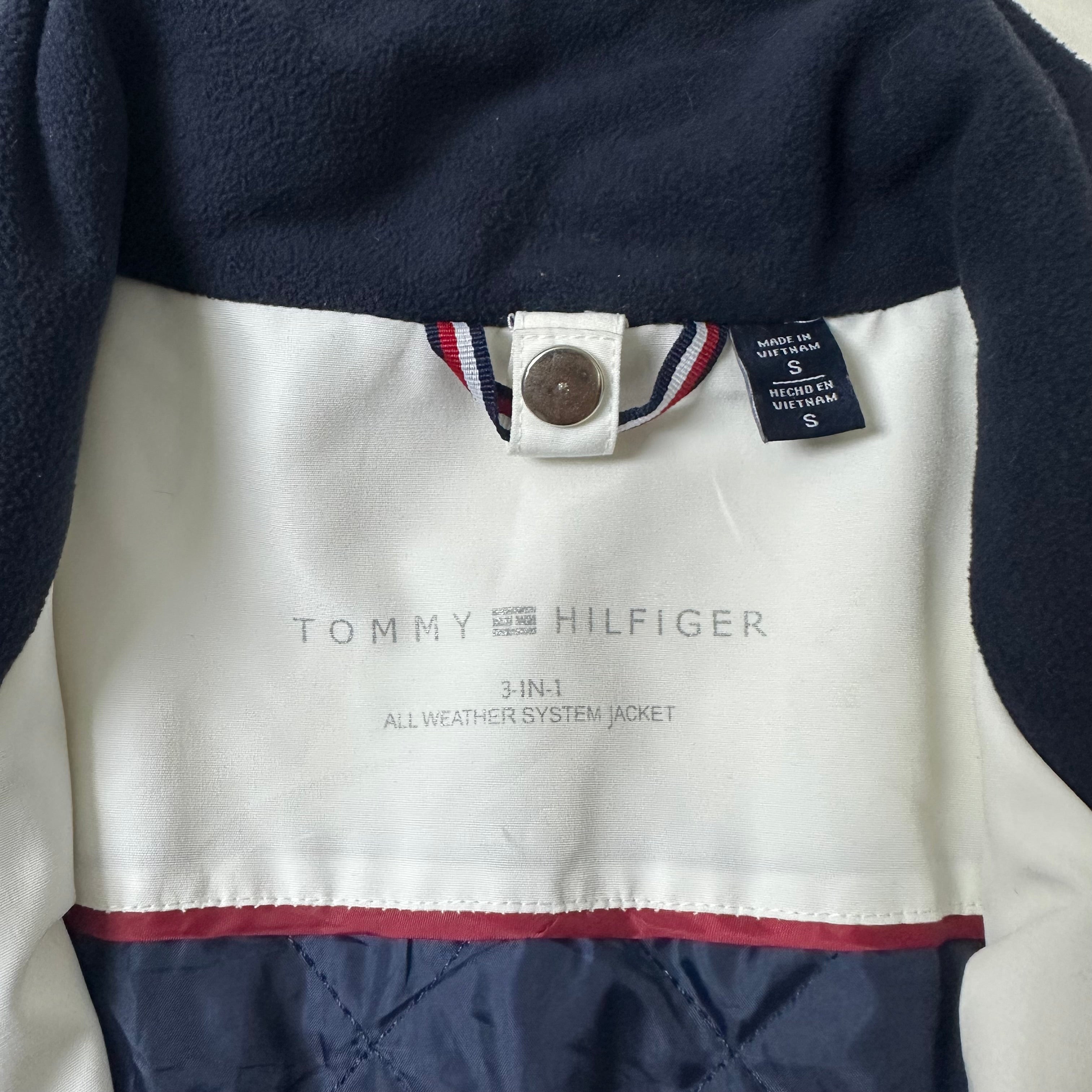 Tommy Hilfiger Women’s 3-in-1 All Weather System Jacket in White (Size Small)