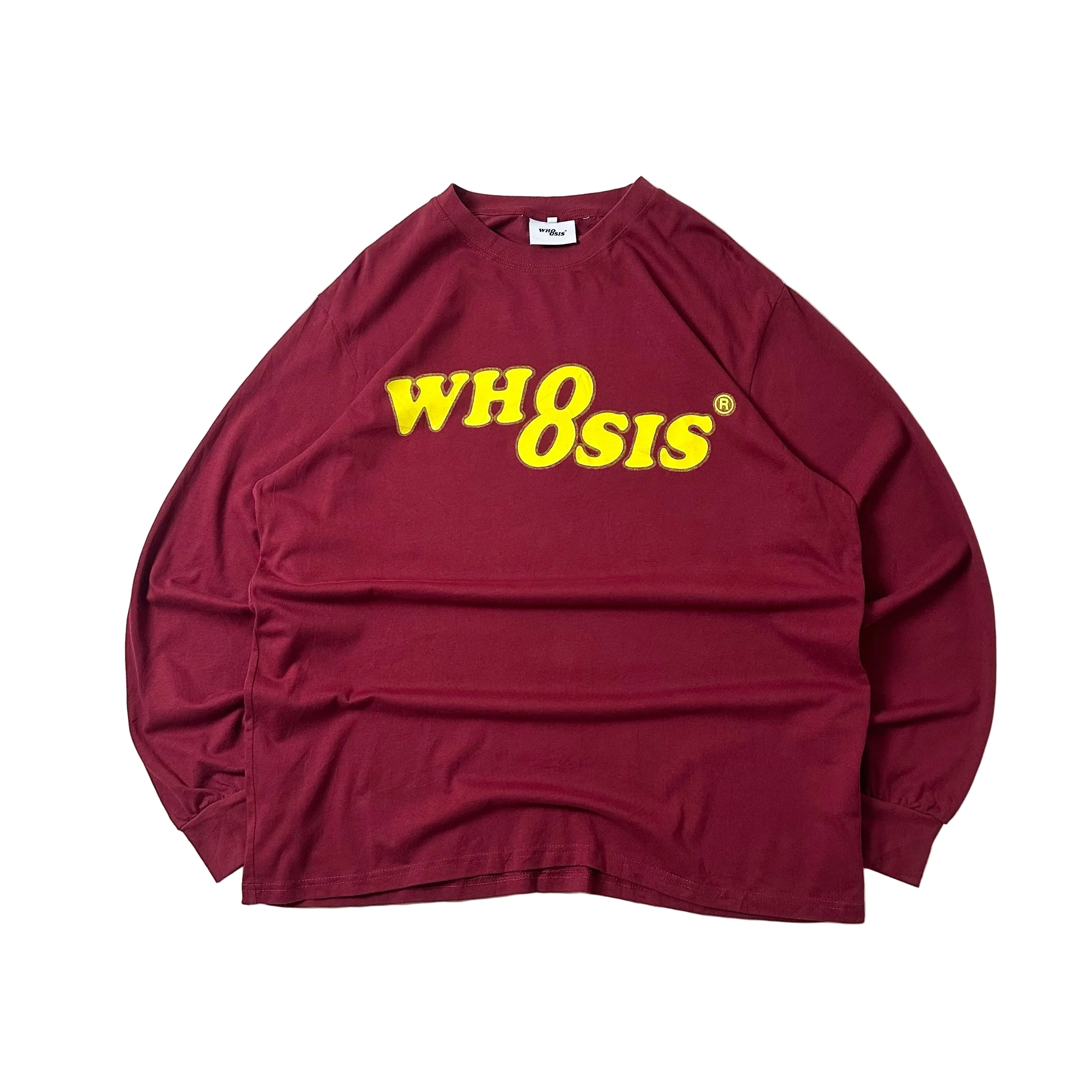 WHOOSIS Long-sleeve T-Shirt in Burgundy (Size XL)