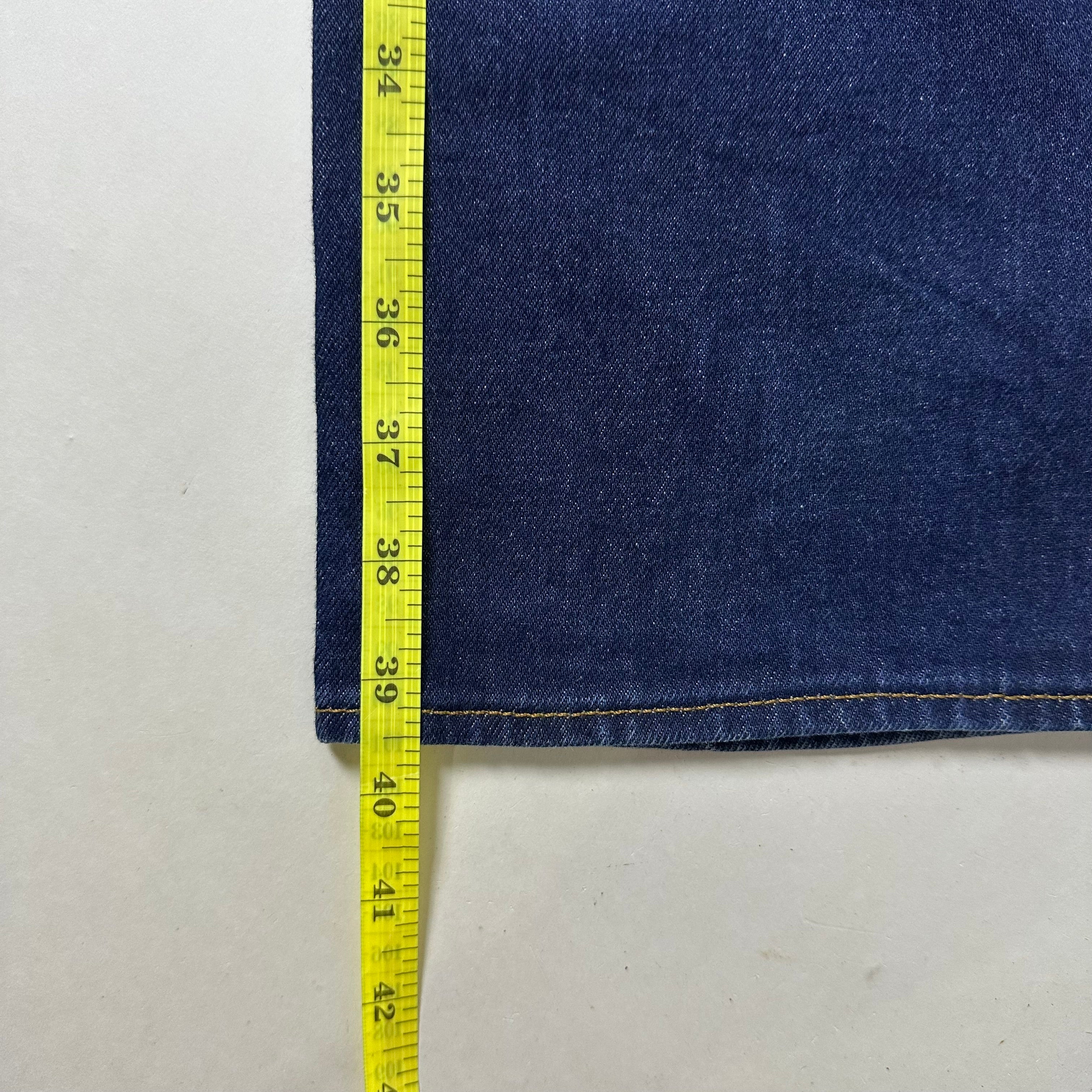 Levi’s 501 Original Fit Jeans Extended Patch Button Fly in Dark Stonewash (Size 32)