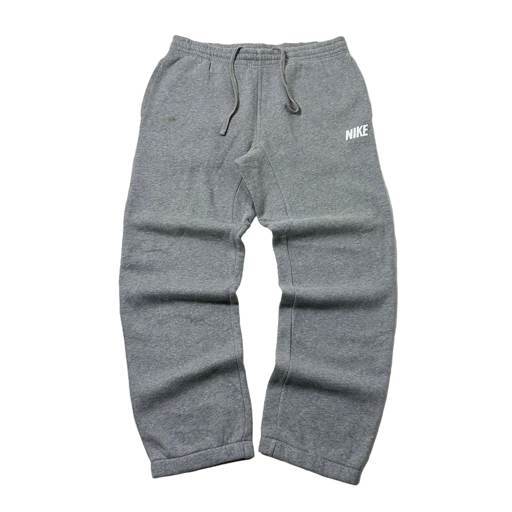 Nike Club Fleece Sweatpants Spell Out Logo in Gray Heather (Size 34-40) — SOLD