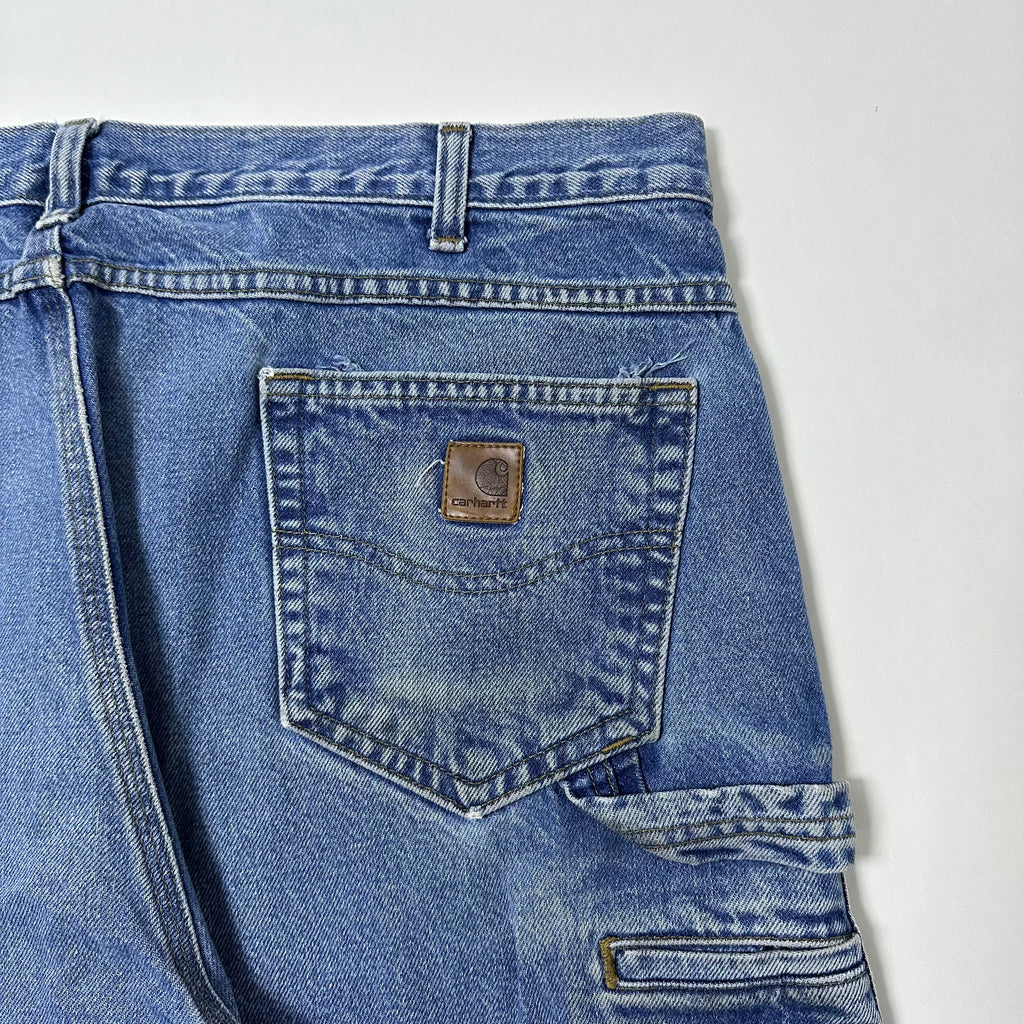 Carhartt Relaxed Fit Denim Carpenter Pants Size 38