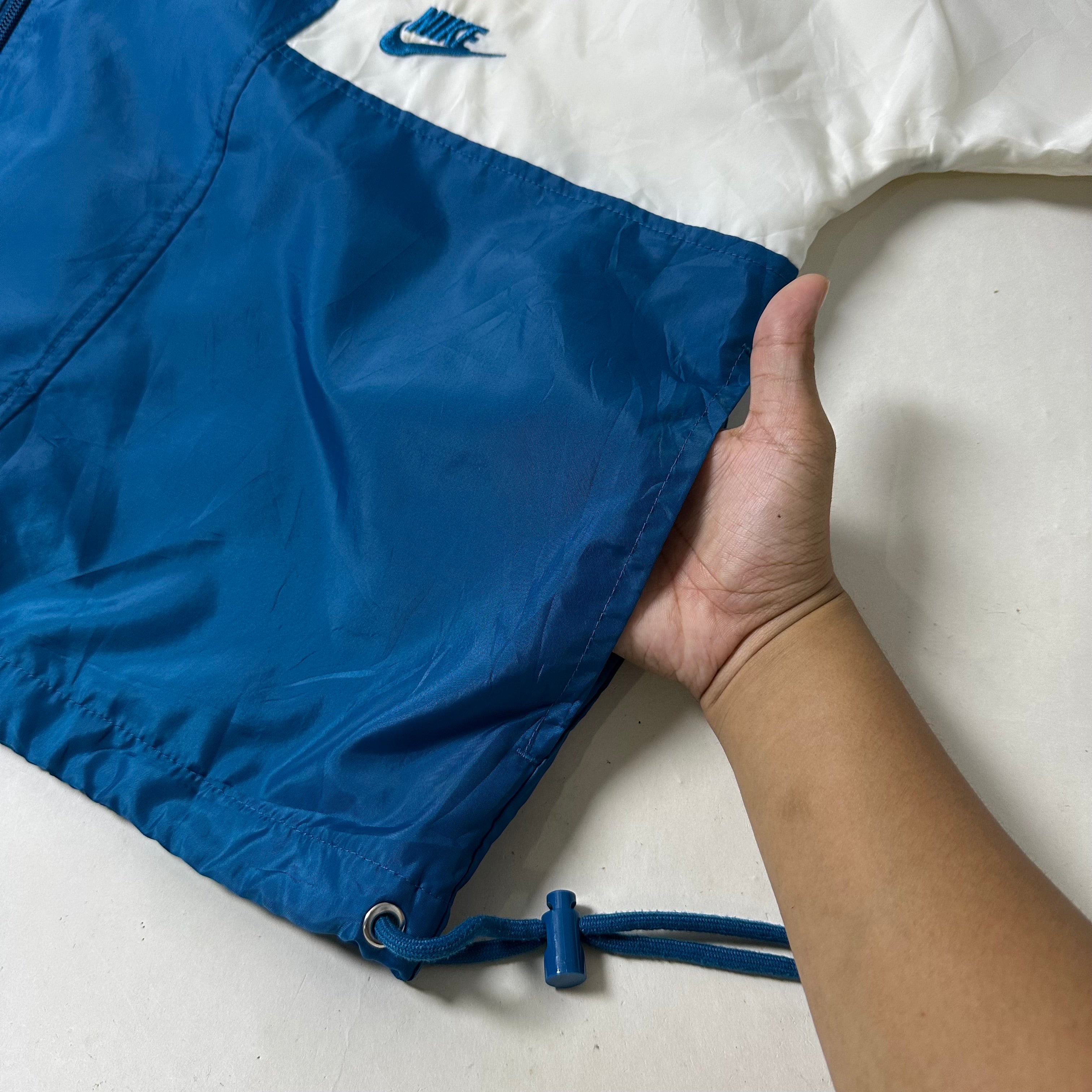 Nike Sportswear Reissue Woven Jacket in Tri-color with Packable Hood (Size 2XL)