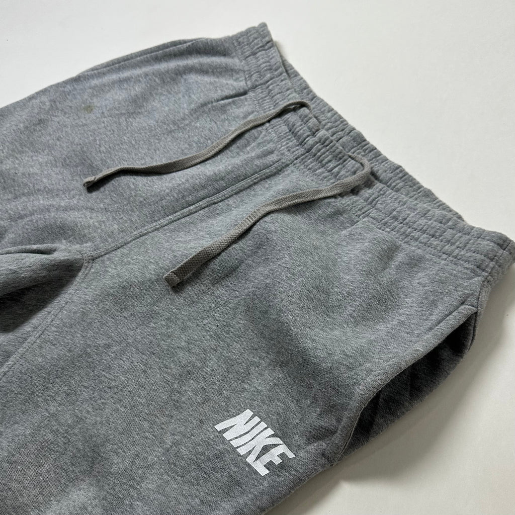 Nike Club Fleece Sweatpants Spell Out Logo in Gray Heather (Size 34-40)