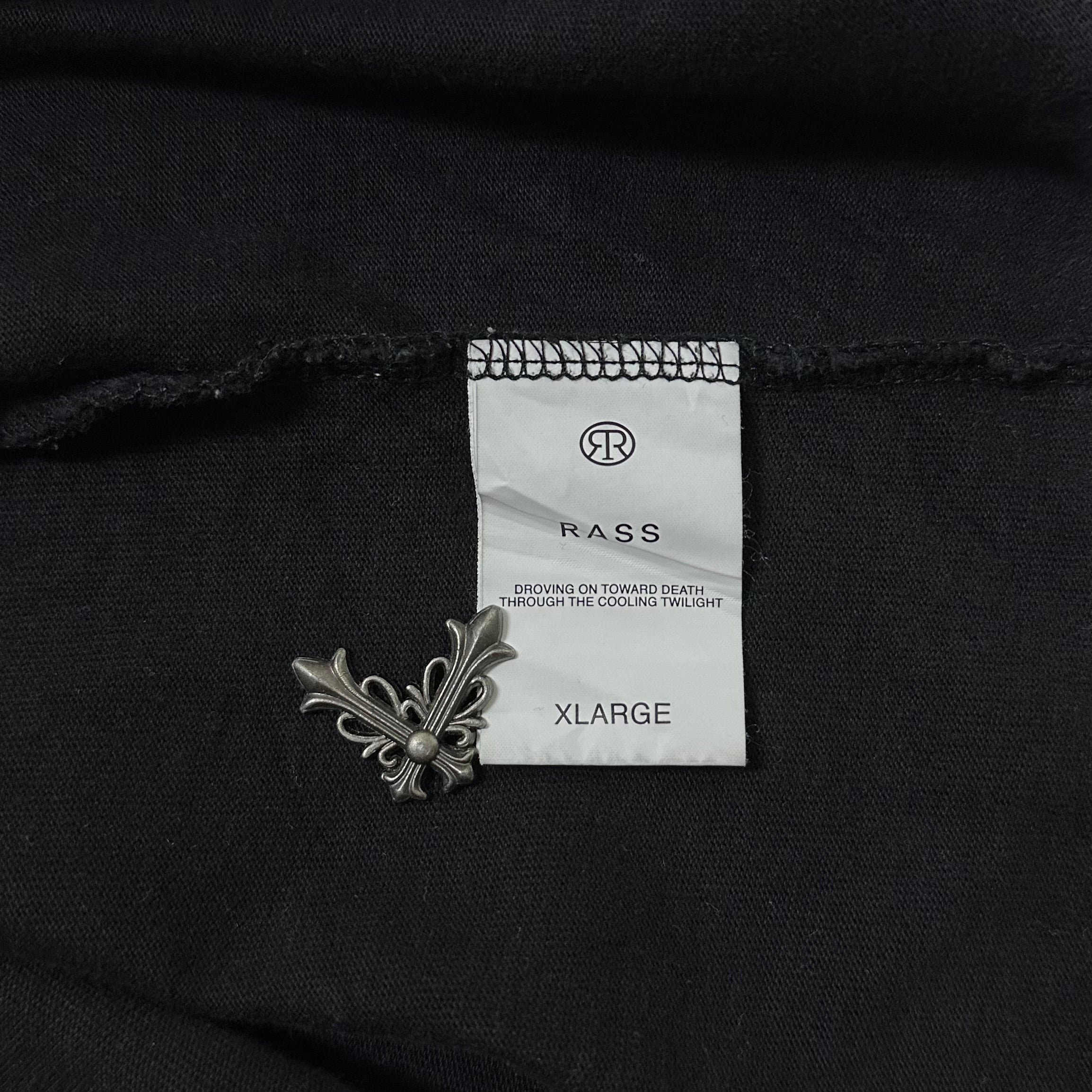 Rass Star Logo Above the Dream T-shirt Black (Size XL) - SOLD