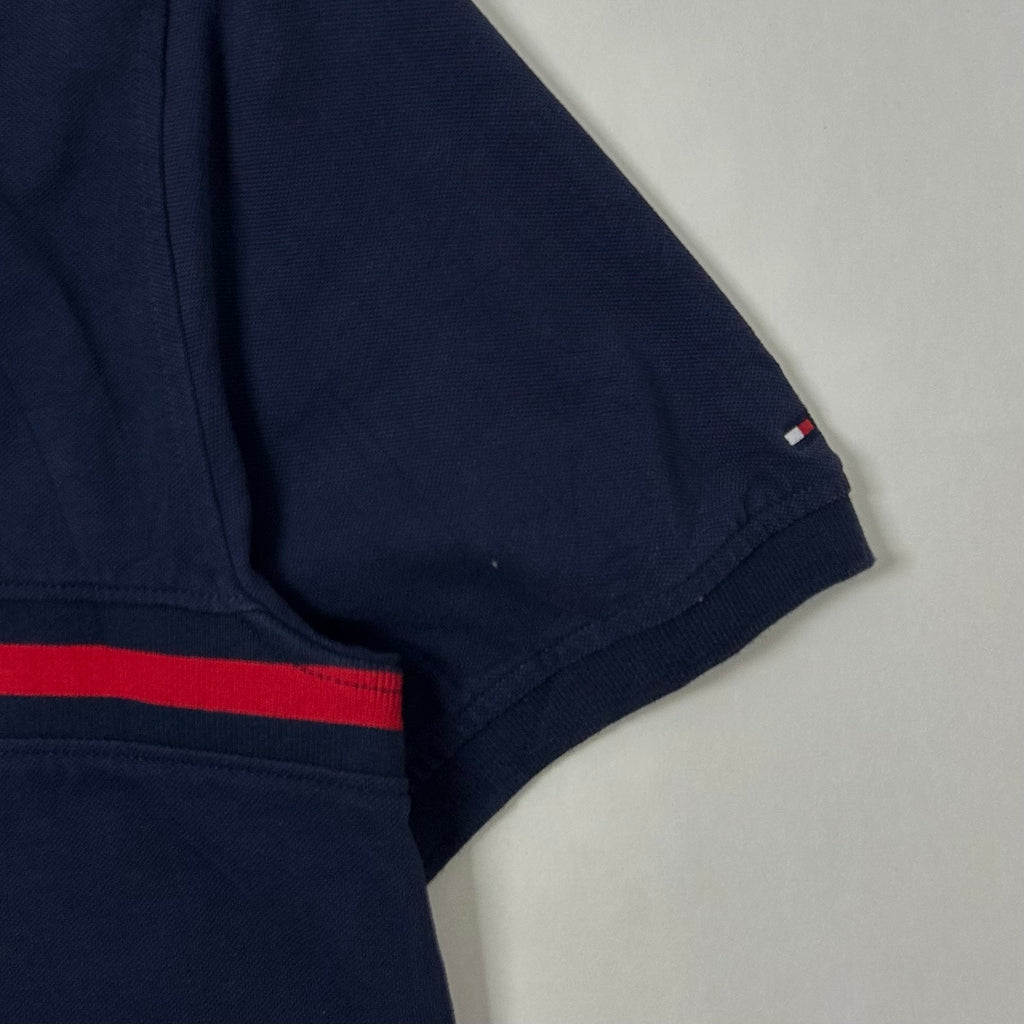 Tommy Hilfiger Polo T-shirt Custom Fit in Navy Blue (Size 2XL)