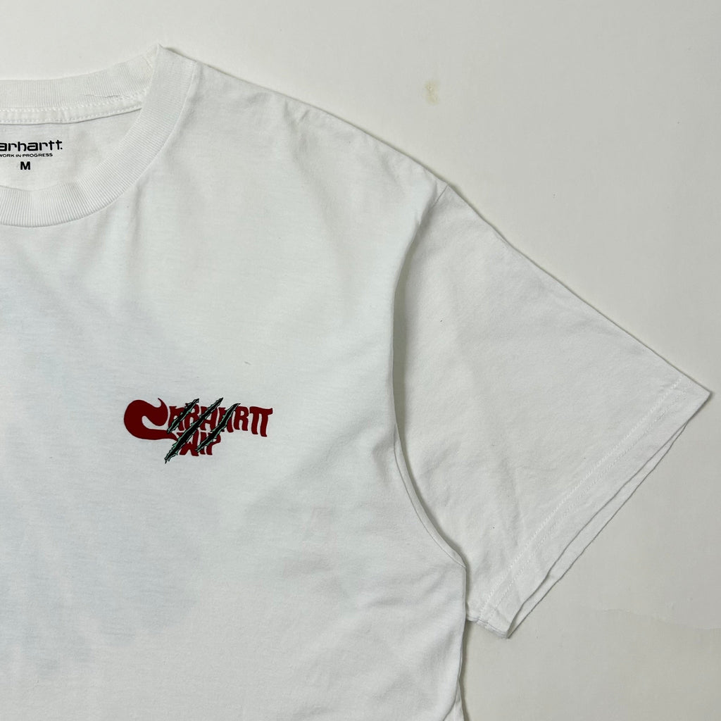 Carhartt WIP Scratch T-shirt in White Size Medium (Fits Large) - SOLD