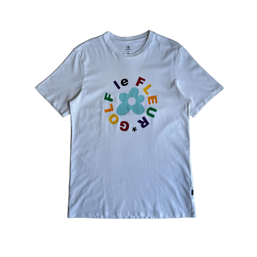 Converse x GOLF le FLEUR* T-shirt White Small (Fits Medium)