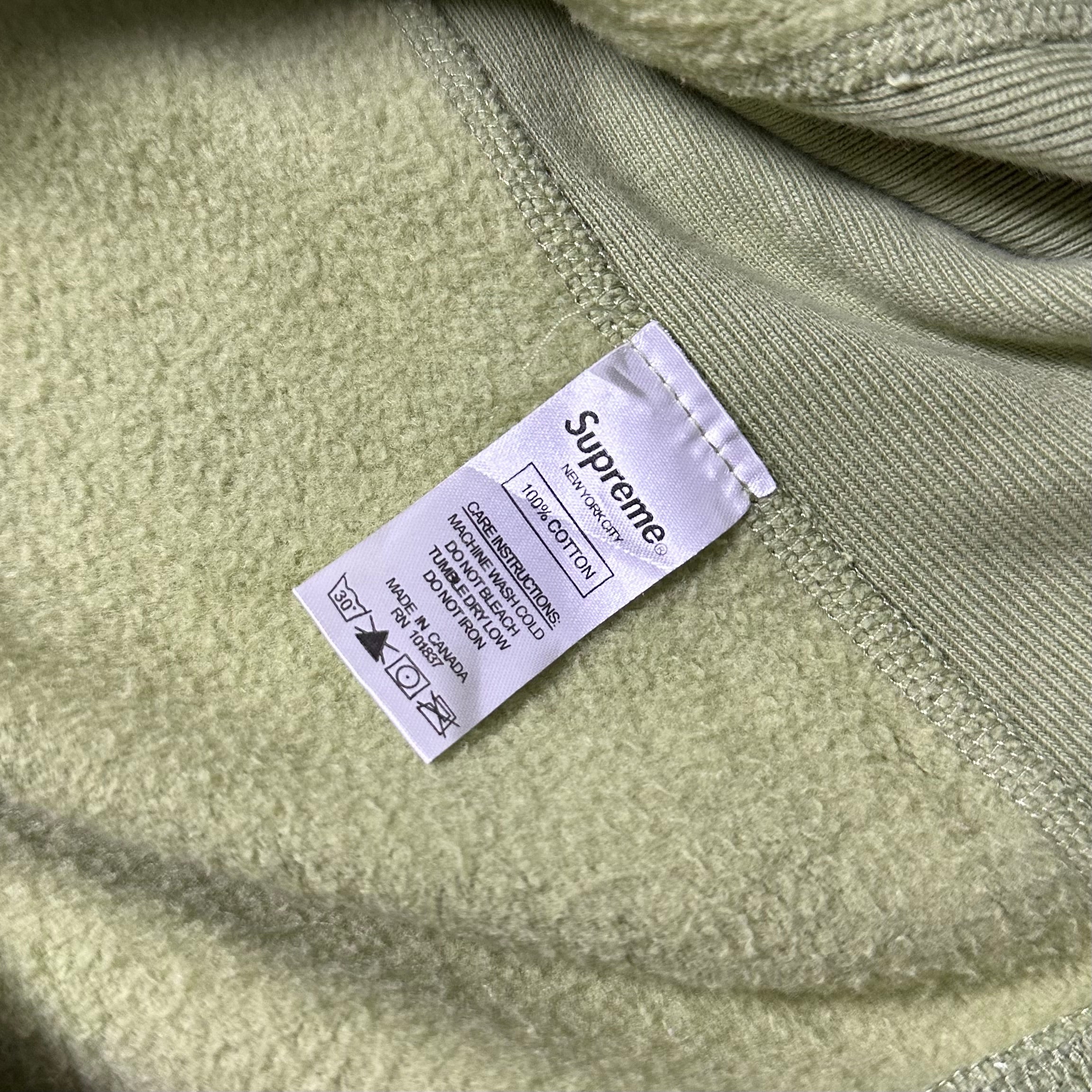 Supreme Box Logo Hoodie Jacket in Pastel Green (Size Medium) OFF only