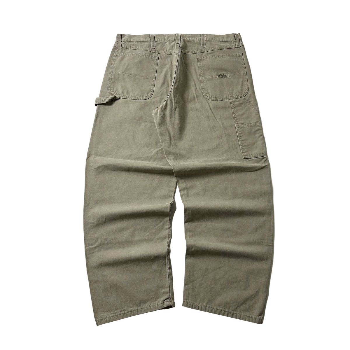 Wrangler Relaxed Fit Carpenter Pants in Golden Khaki (Size 38)