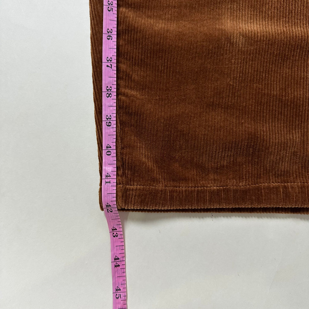 BRAND-NEW Urbanic London Lush Corduroy Carpenter Baggy Pants in Reddish Brown (Size 32-36)
