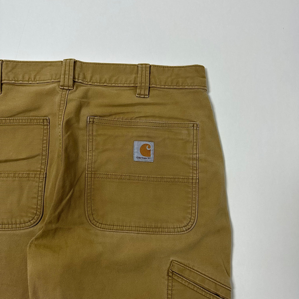Carhartt Double-Knee Relaxed Fit Pants Brown Size 35