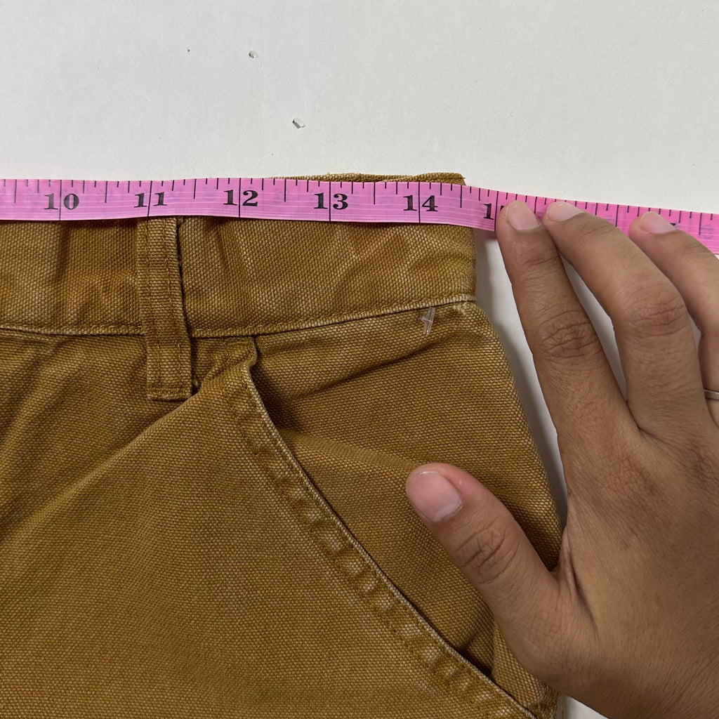 Carhartt Carpenter Pants Flannel-lined in Duck Brown (Size 28-29)