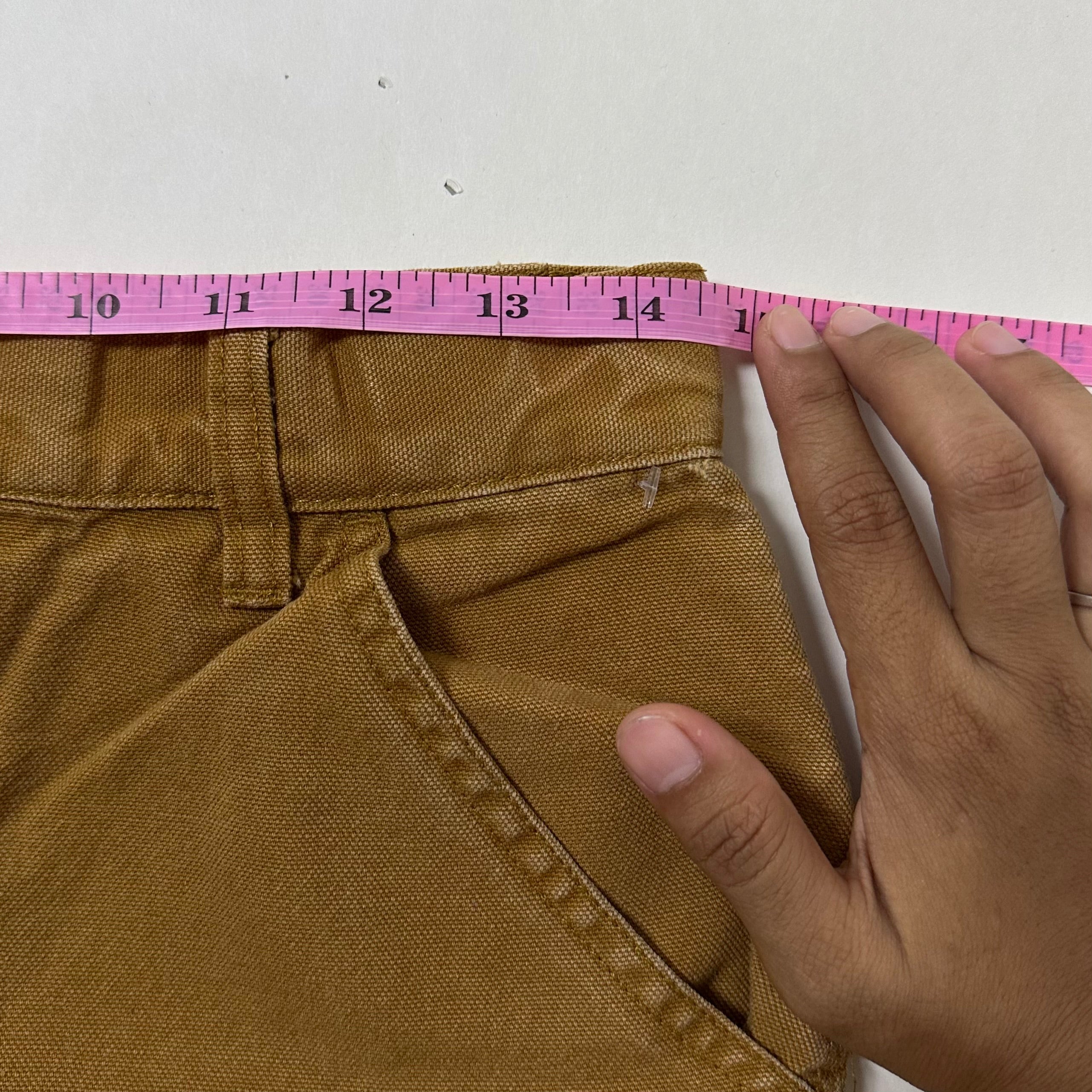 Carhartt Carpenter Pants Flannel-lined in Duck Brown (Size 28-29)