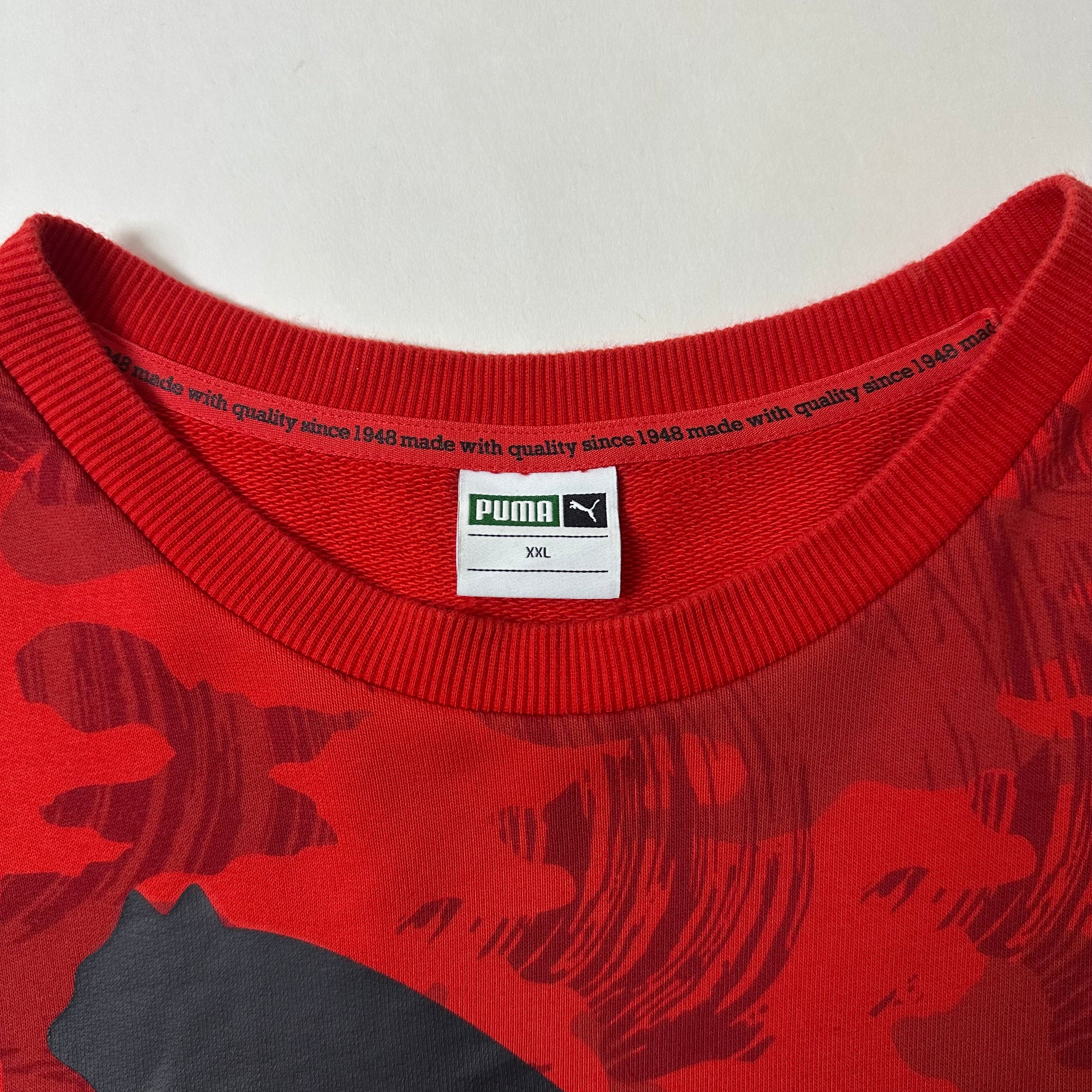 Puma Red Camo Crewneck Sweatshirt (XL Fittings)