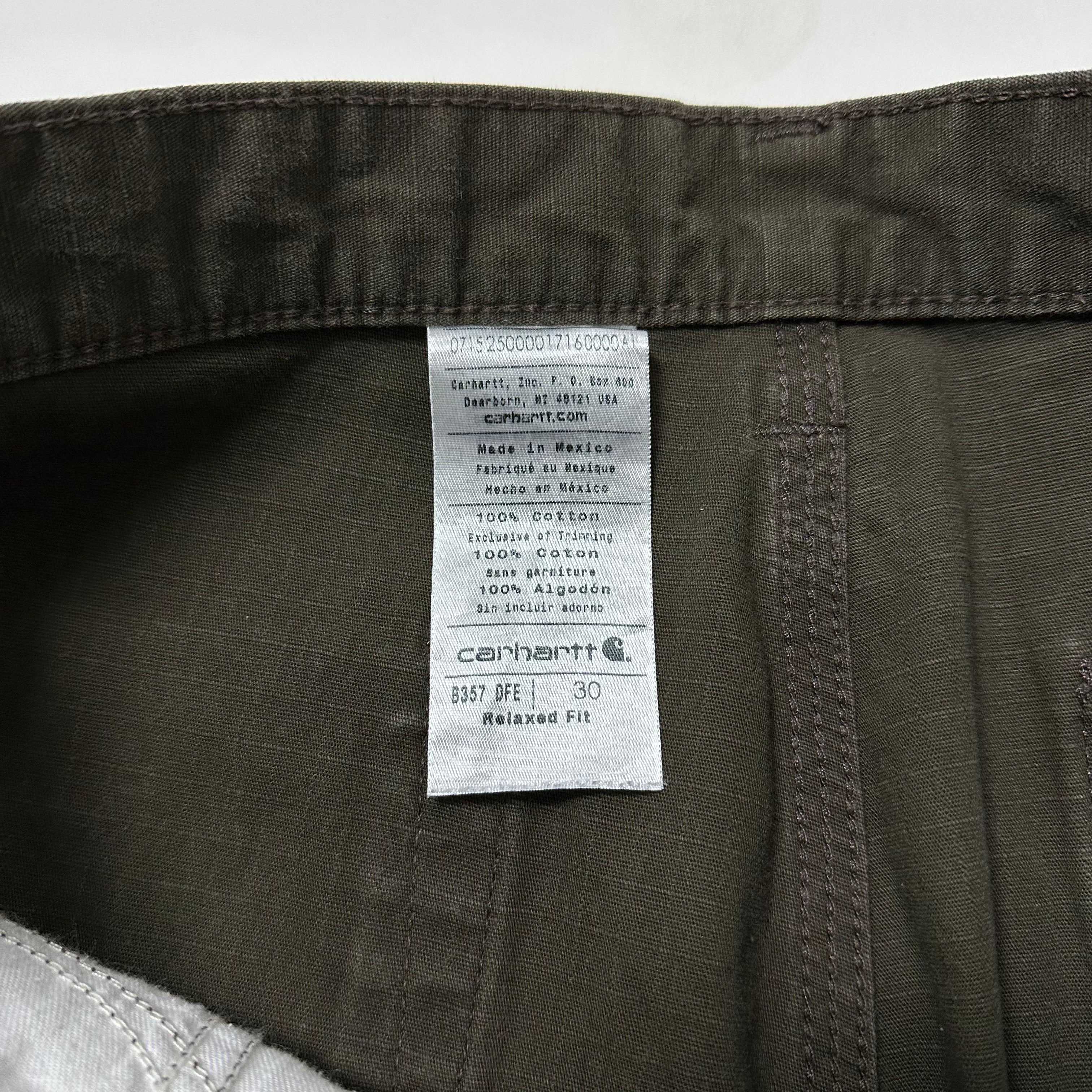 Carhartt Ripstop Cargo Shorts Dark Coffee Size 30
