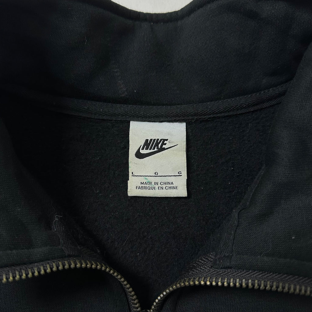 Nike Quarter-Zip Fleece Jacket in Black (Size Large) — SOLD