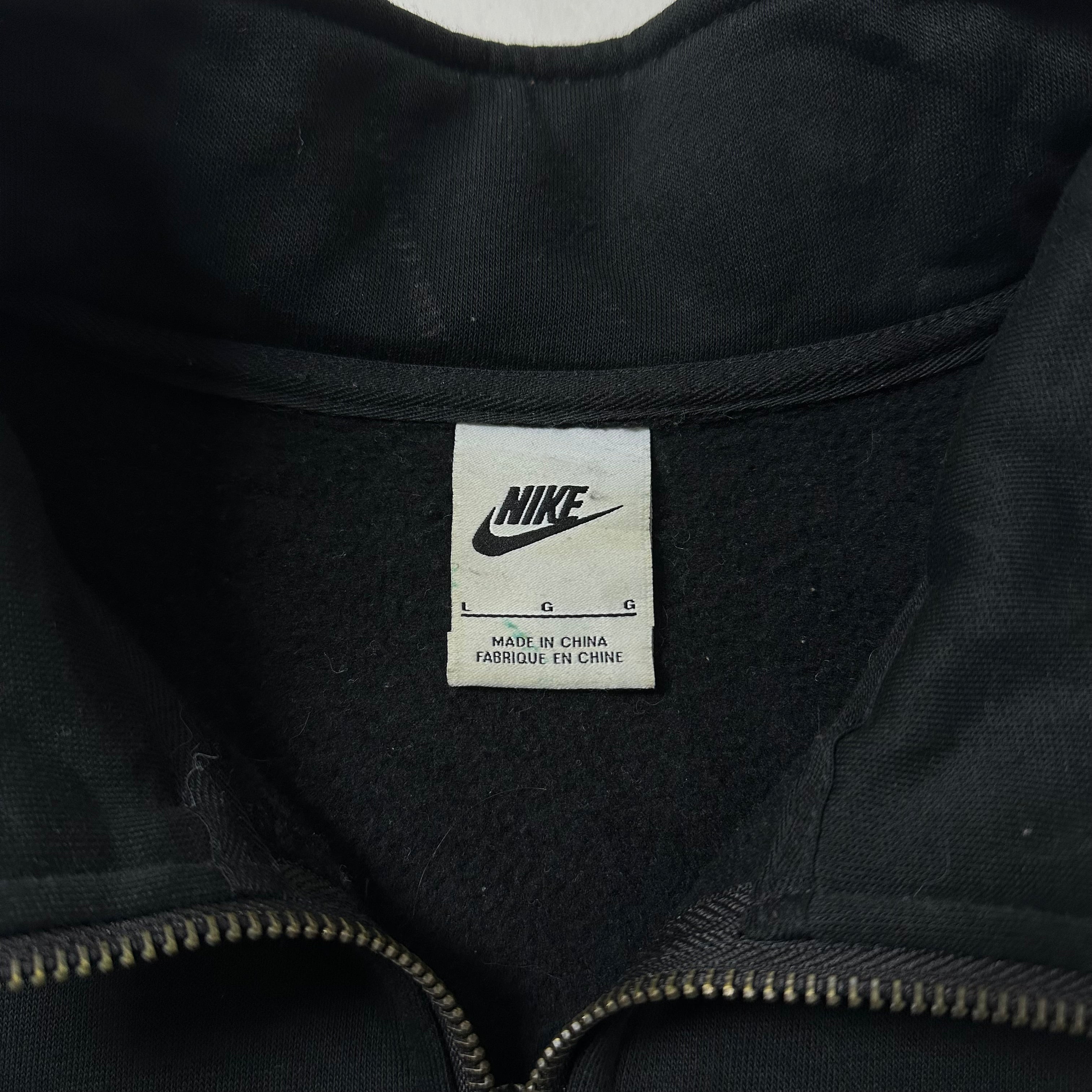 Nike Quarter-Zip Fleece Jacket in Black (Size Large) — SOLD
