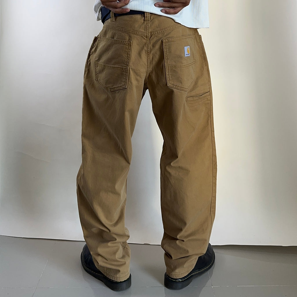 Carhartt Rugged Flex Relaxed Fit Pants Brown Size 36