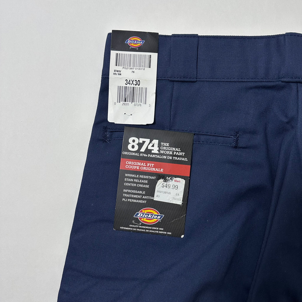 Brand New Dickies 874 Original Fit Pants Navy Size 34