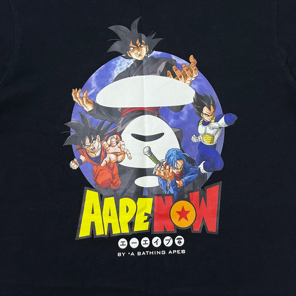 AAPE by A Bathing Ape x Dragon Ball Super Graphic T-shirt Black Small