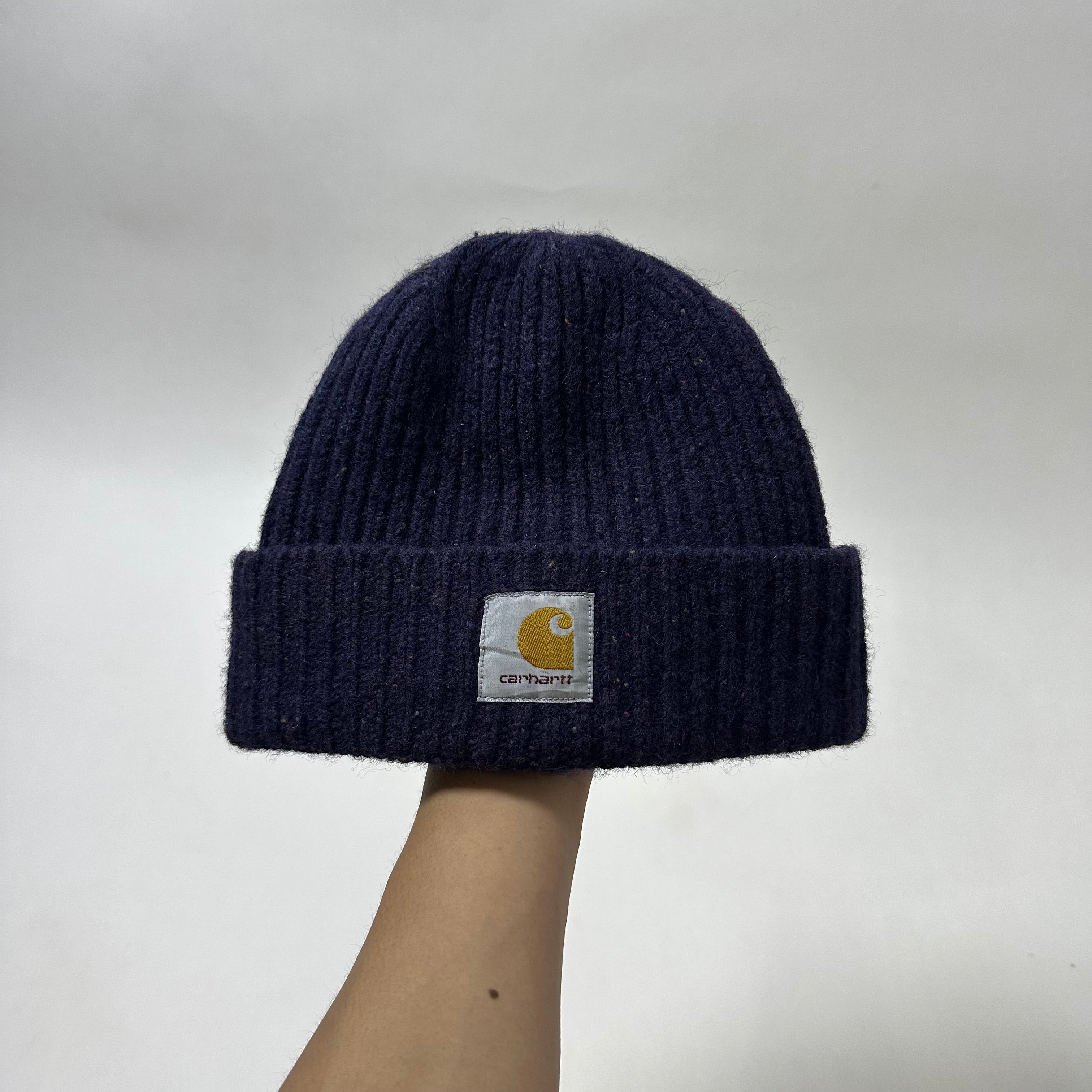Carhartt WIP Anglistic Beanie Speckled Dark Navy Blue (One Size) - SOLD