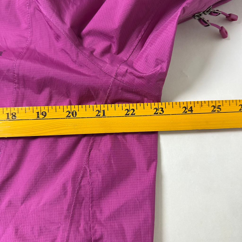 Patagonina H2No Waterproof Women’s Windbreaker Rain Jacket in Magenta (Size Large)