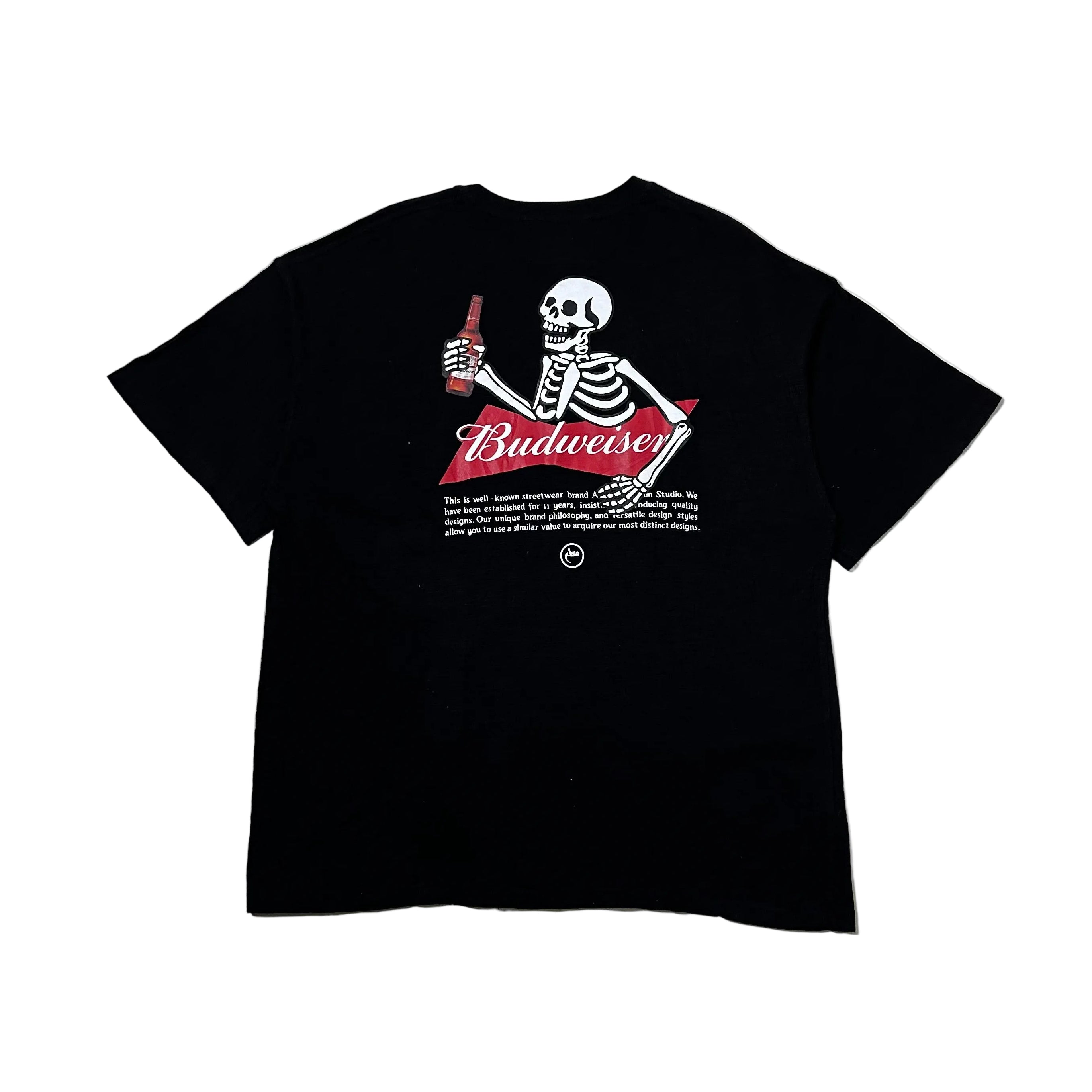Budweiser by Alien Evolution Studio T-shirt in Black (Size Large)