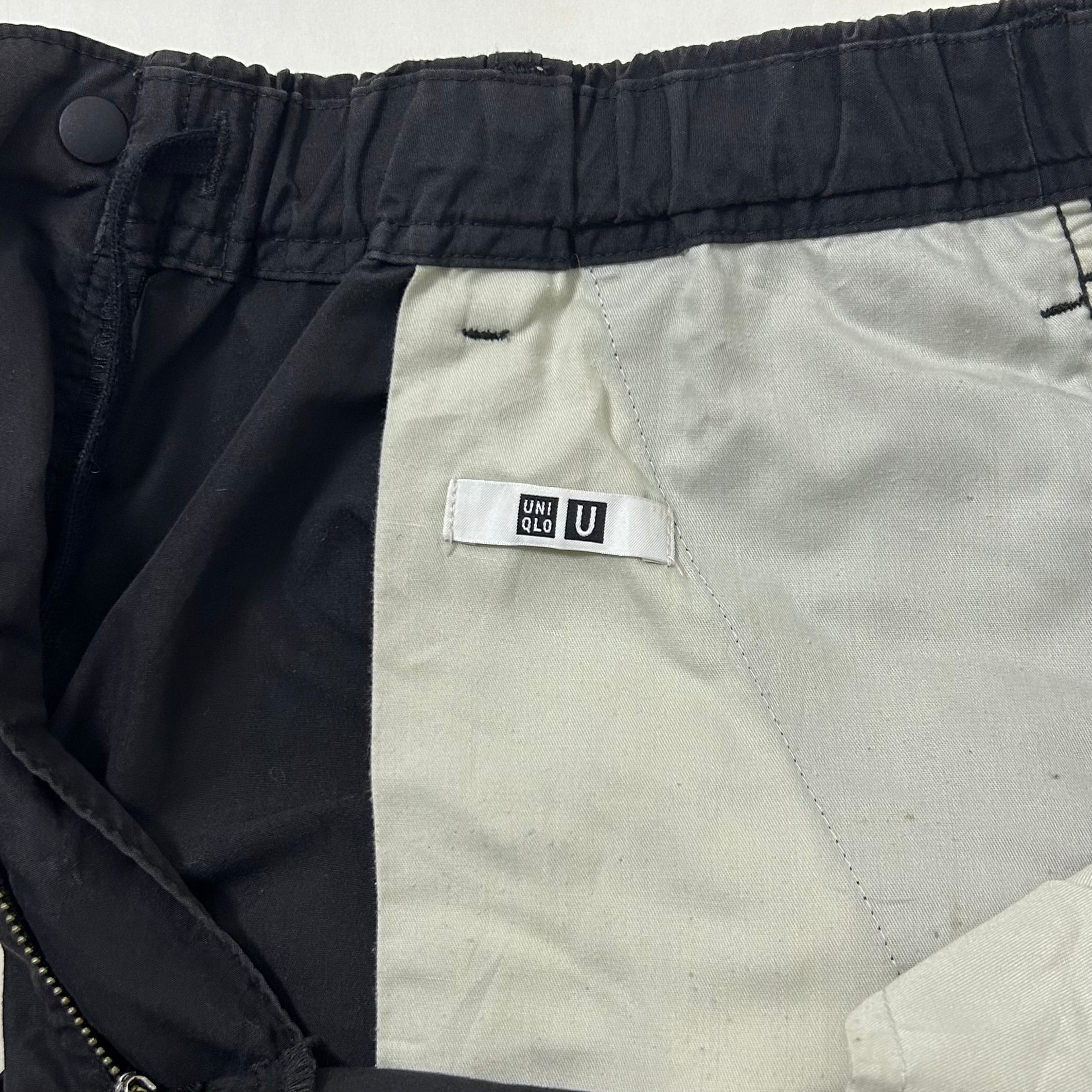 Uniqlo Nylon Cargo Pants in Dark Gray (Size 28-32)