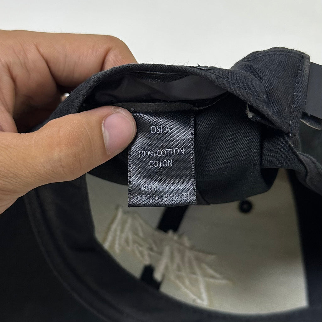 Stussy Stock Snapback Cap Black One Size Fits All