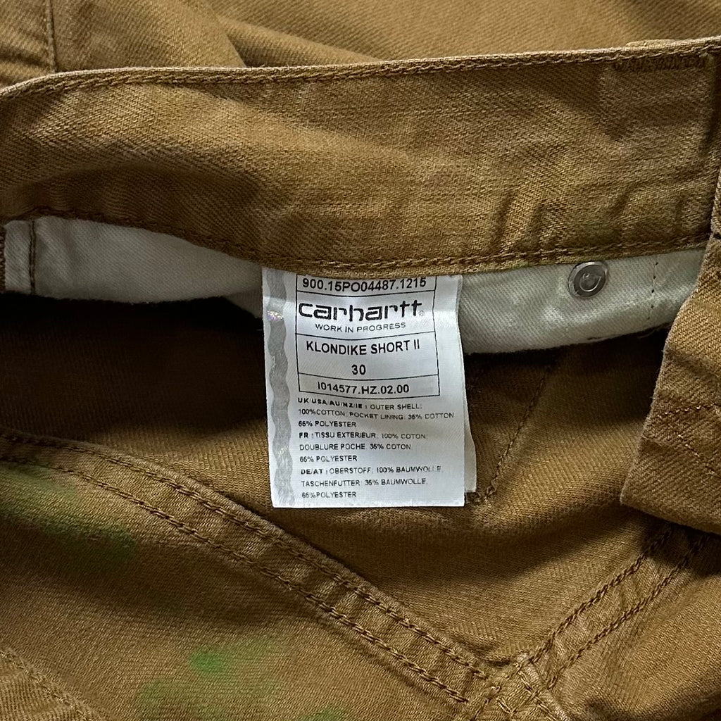 Carhartt WIP Klondike Brown Shorts Size 30