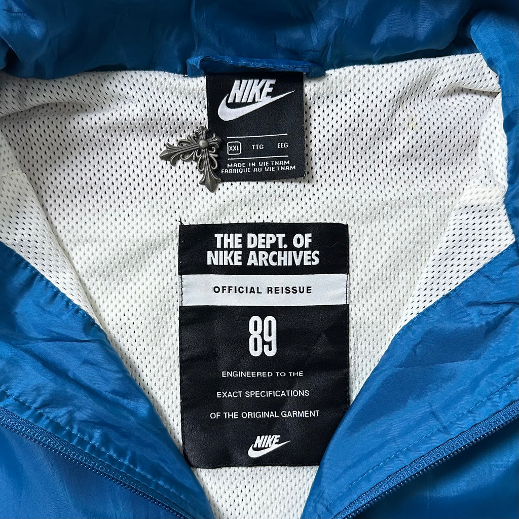 Nike Sportswear Reissue Woven Jacket in Tri-color with Packable Hood (Size 2XL)