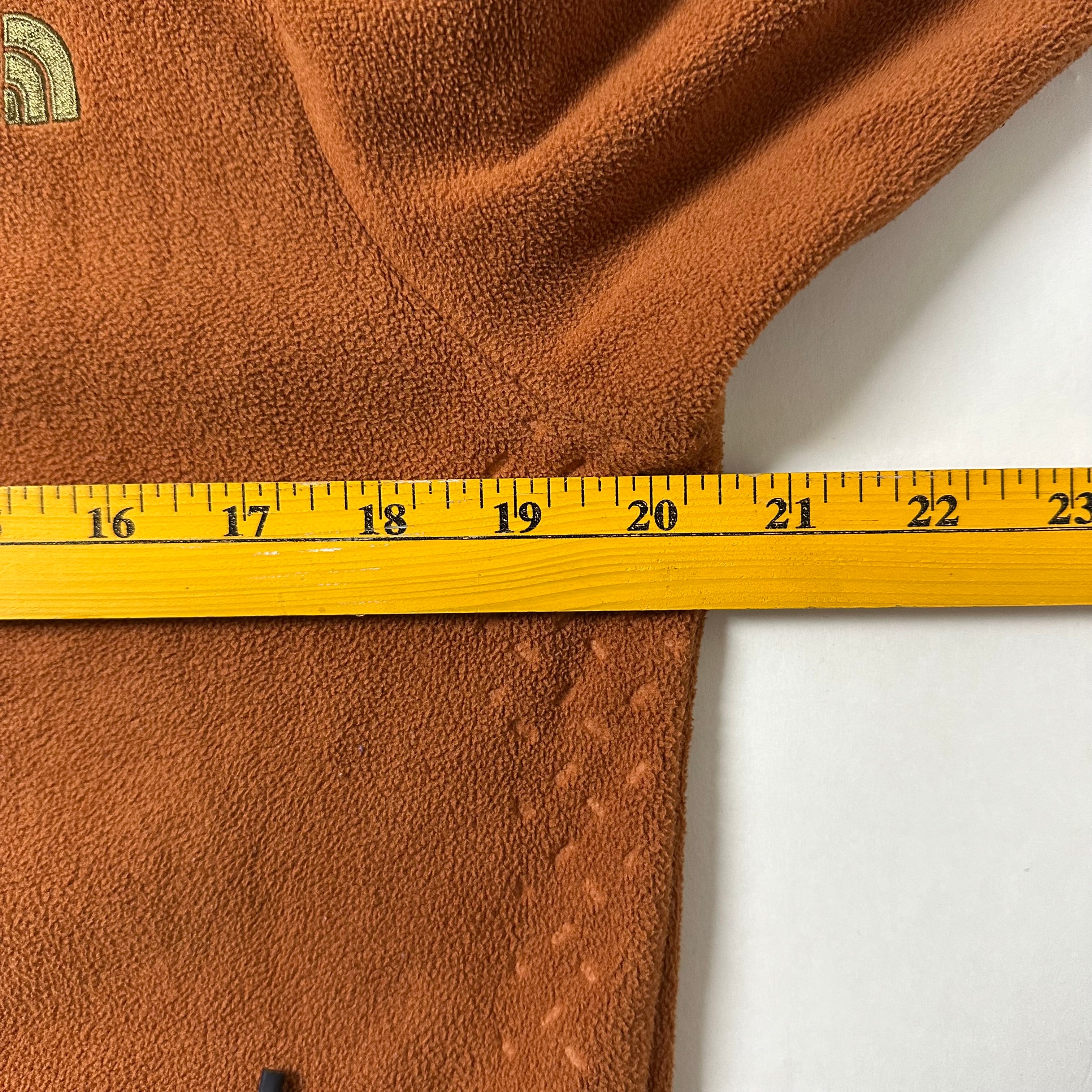 The North Face Full-zip Fleece Jacket in Burnt Orange (Size Medium)