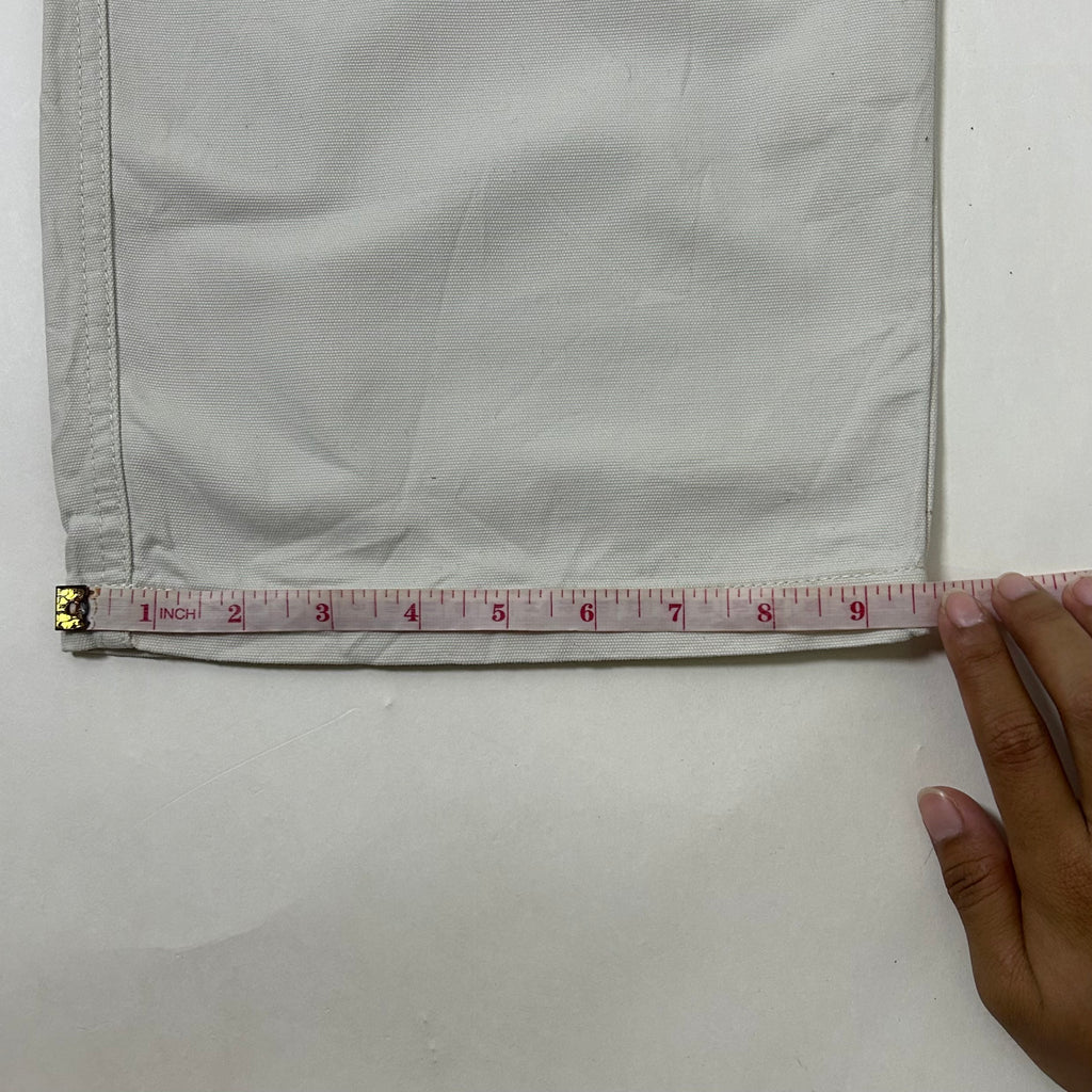 Random Baggy Pants with Multi-Pockets White (Size 29)