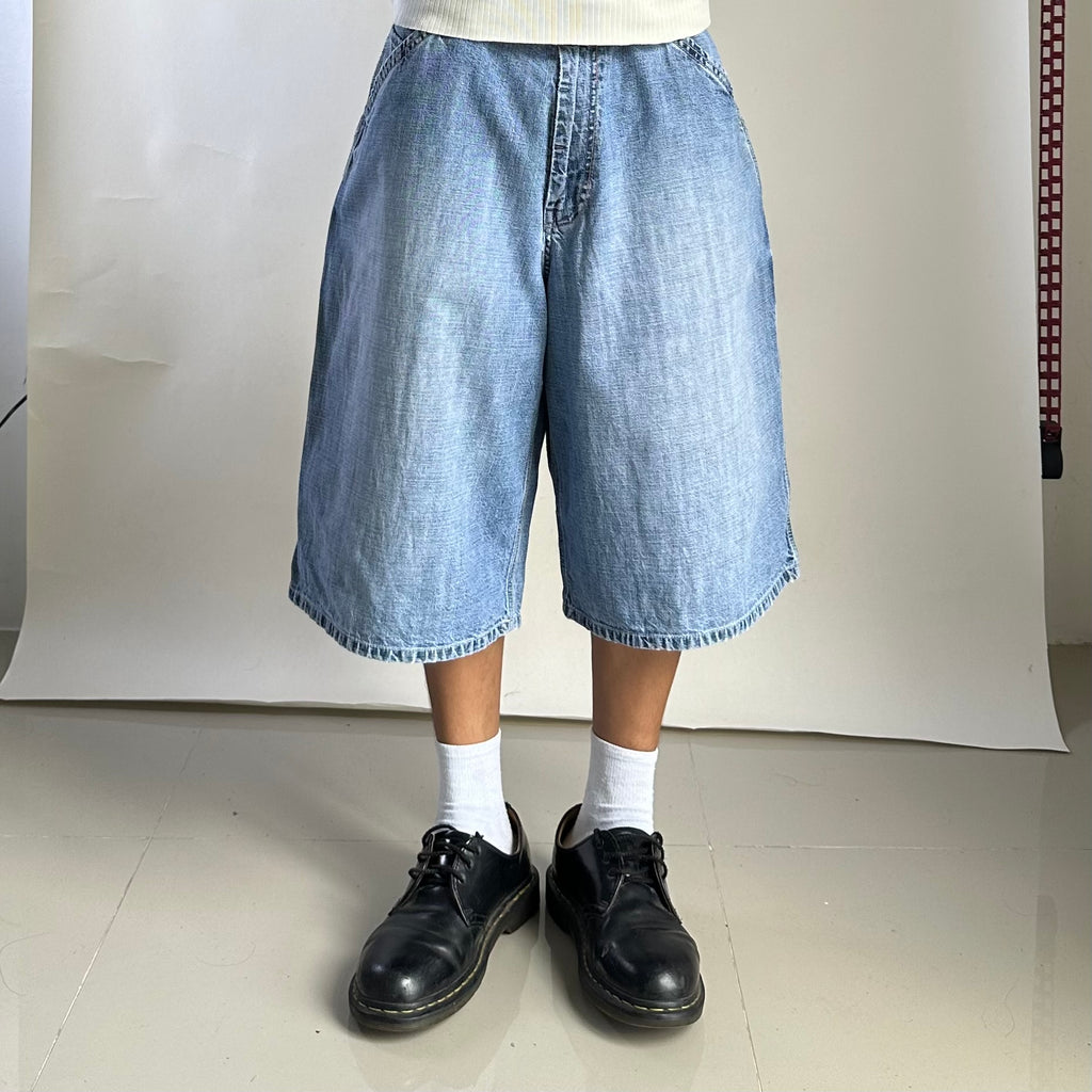 Lucky Brand Carpenter Jorts in Blue Denim Wash (Size 36)