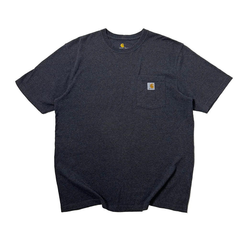 Carhartt K87 Original Fit Charcoal Gray T-shirt Size Large
