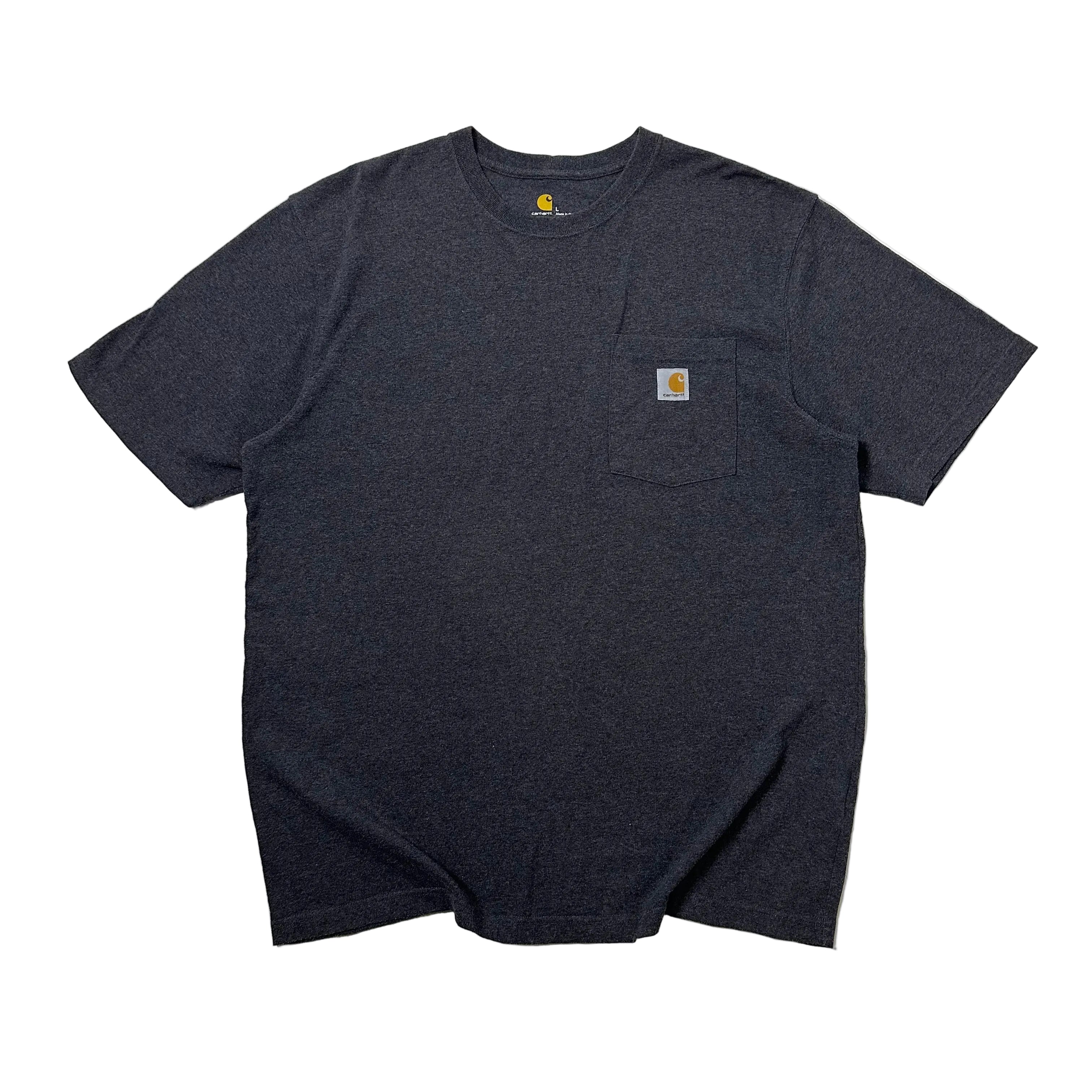 Carhartt K87 Original Fit Charcoal Gray T-shirt Size Large