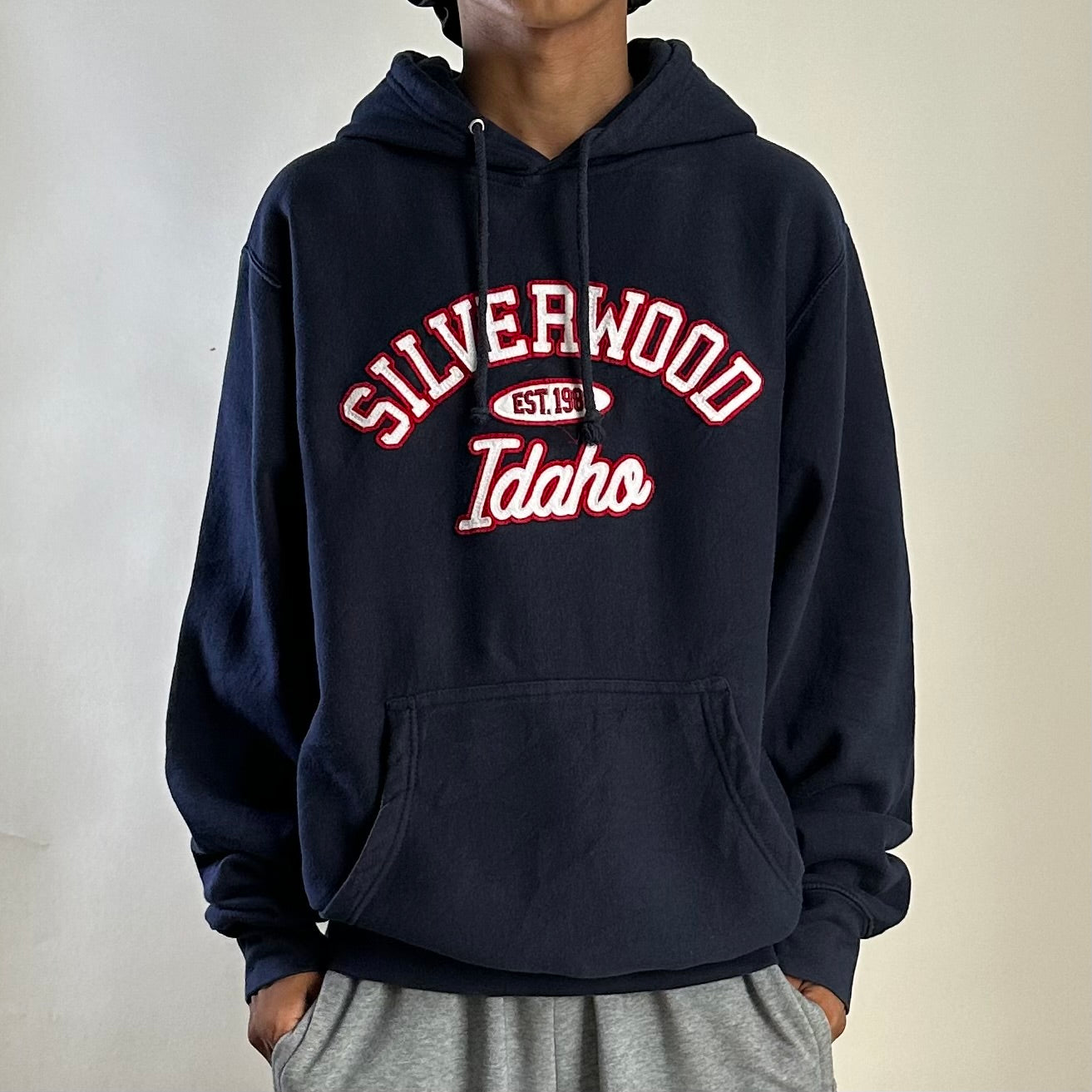 Silverwood Hoodie Jacket in Navy Blue Size Small (Best Fit Large)