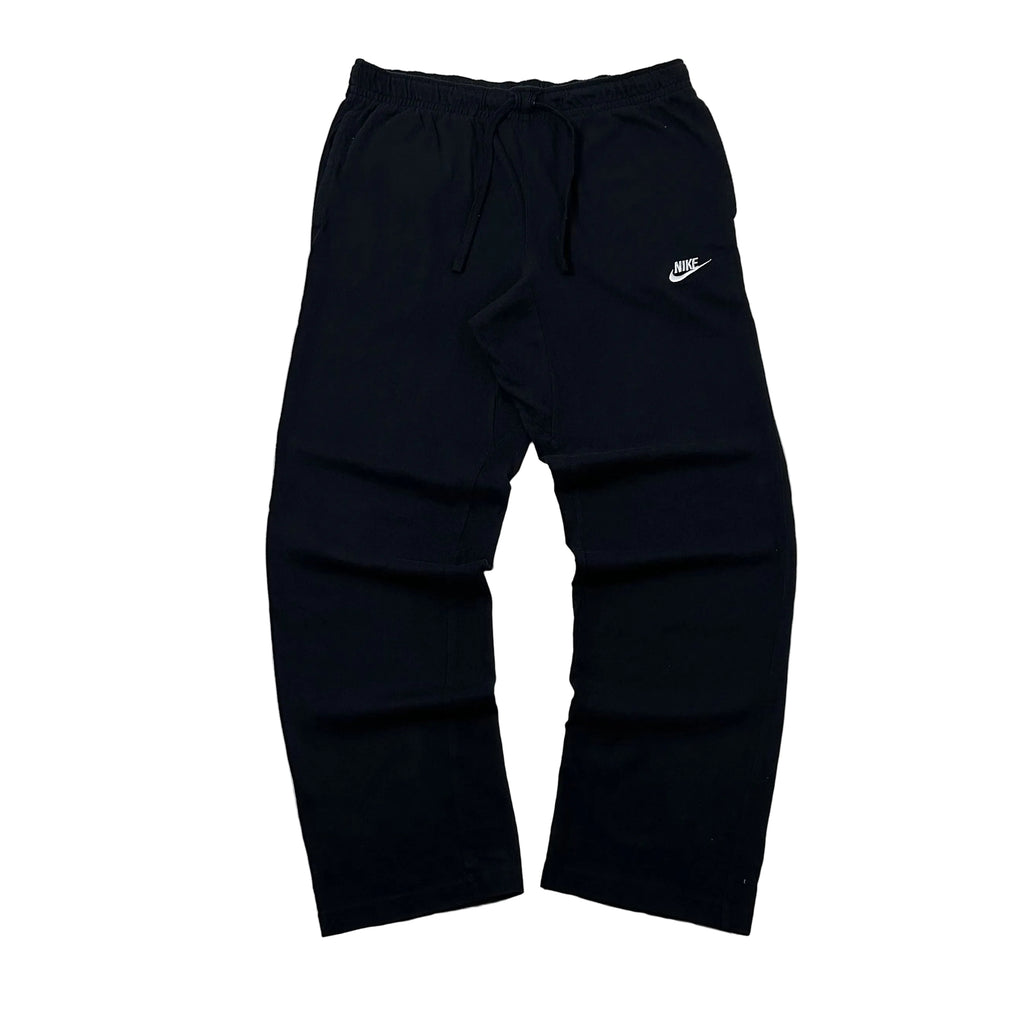 Nike Men's Sportswear Club Fleece open-hem Black Sweatpants (Size 32-36) - SOLD
