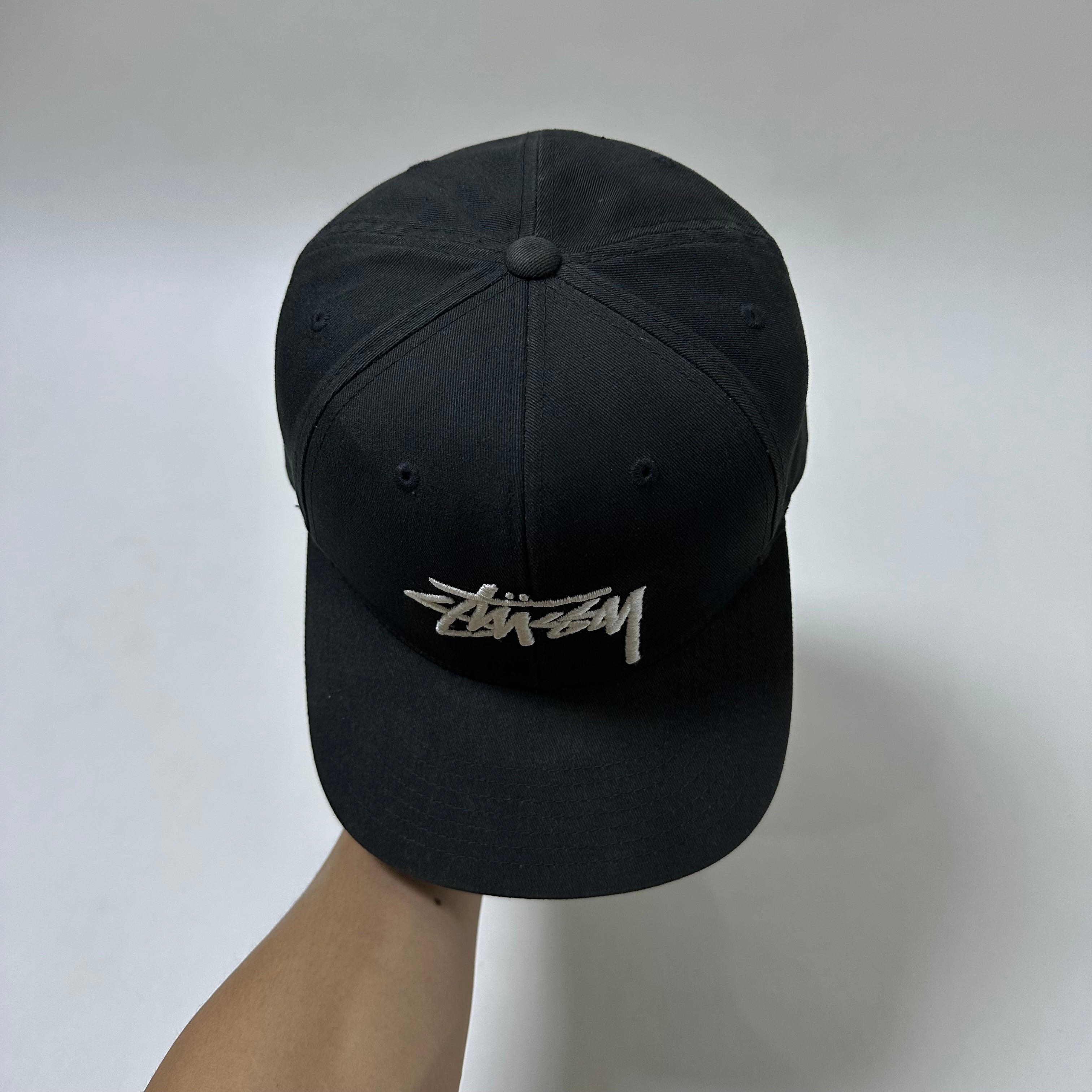 Stussy Stock Snapback Cap Black One Size Fits All