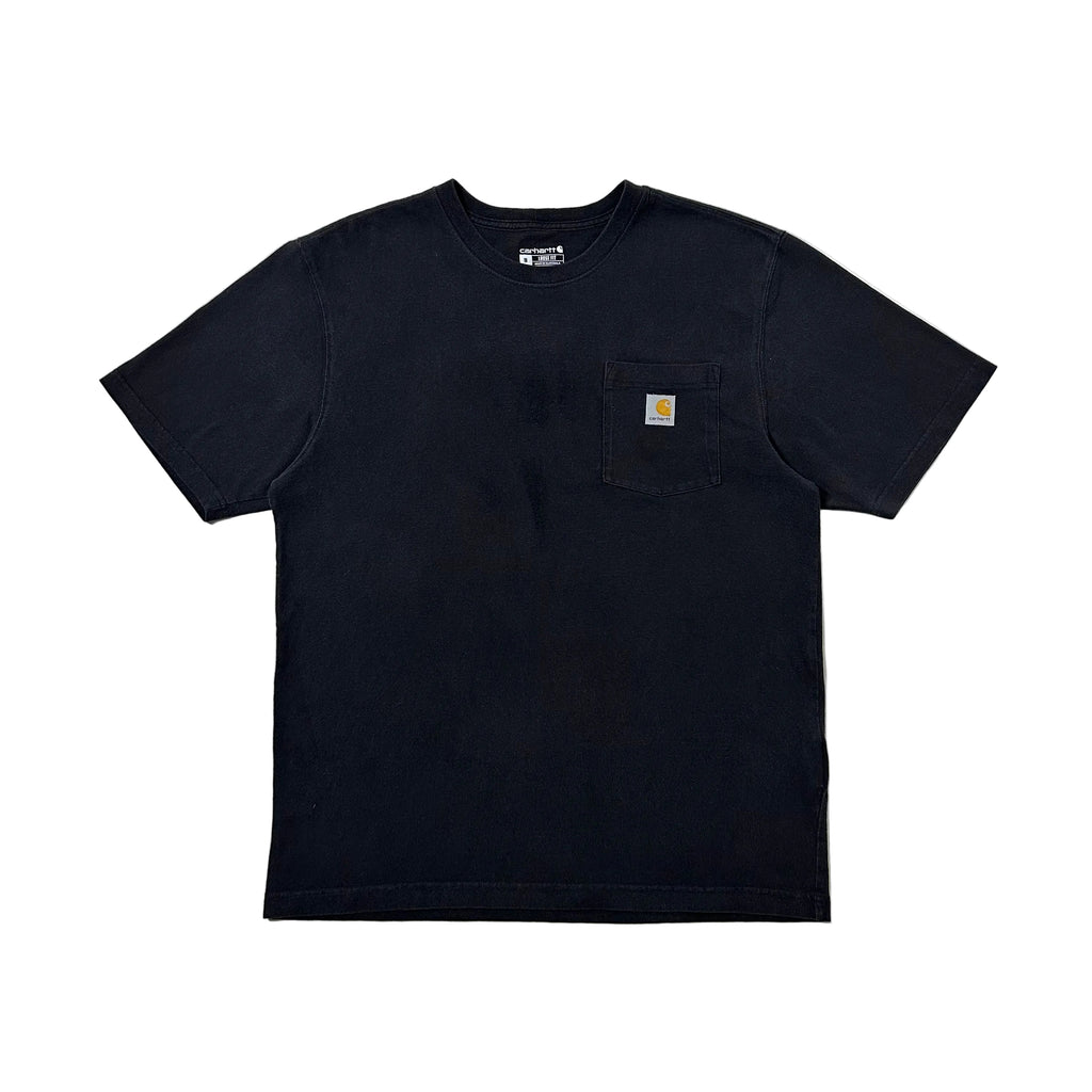 Carhartt K87 Pocket T-shirt Black Size Medium (Fits Large) - SOLD