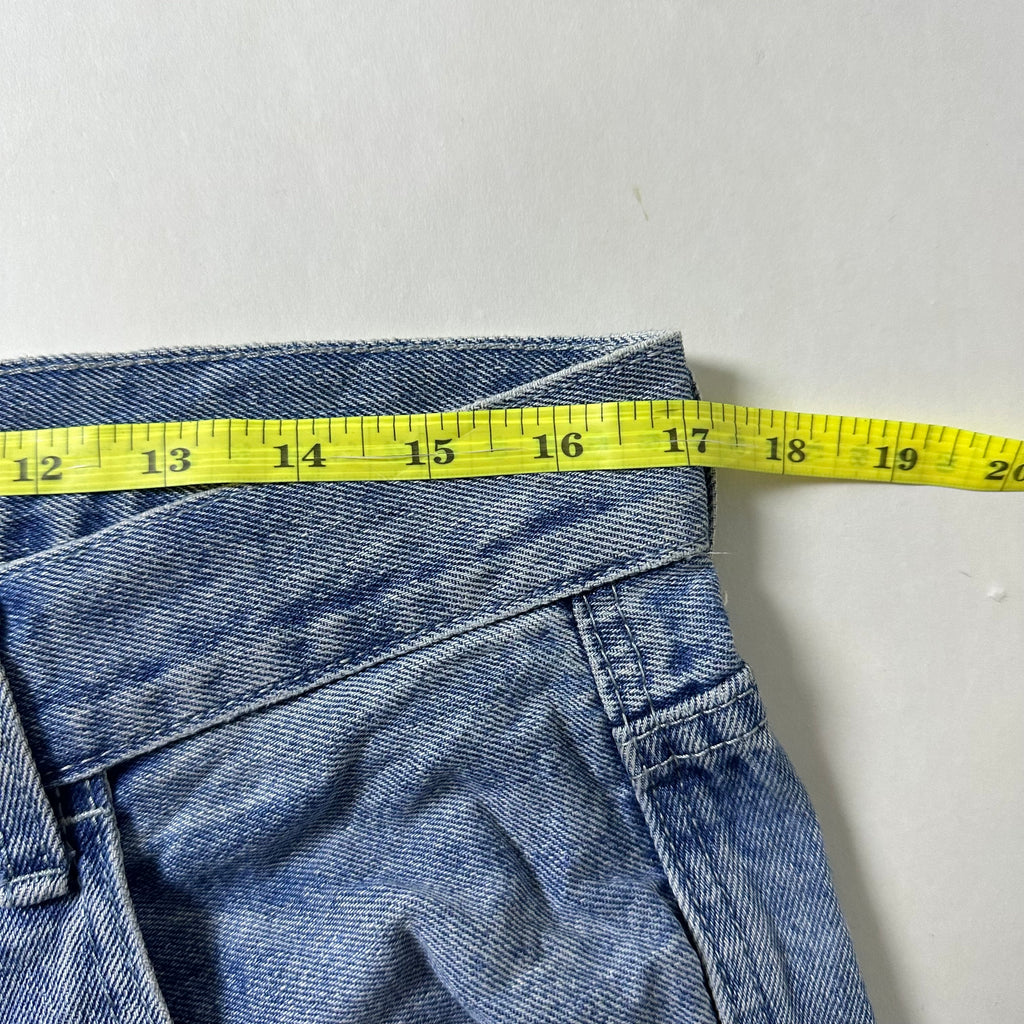 Random Baggy Denim Carpenter Pants in Light Wash (Size 34)