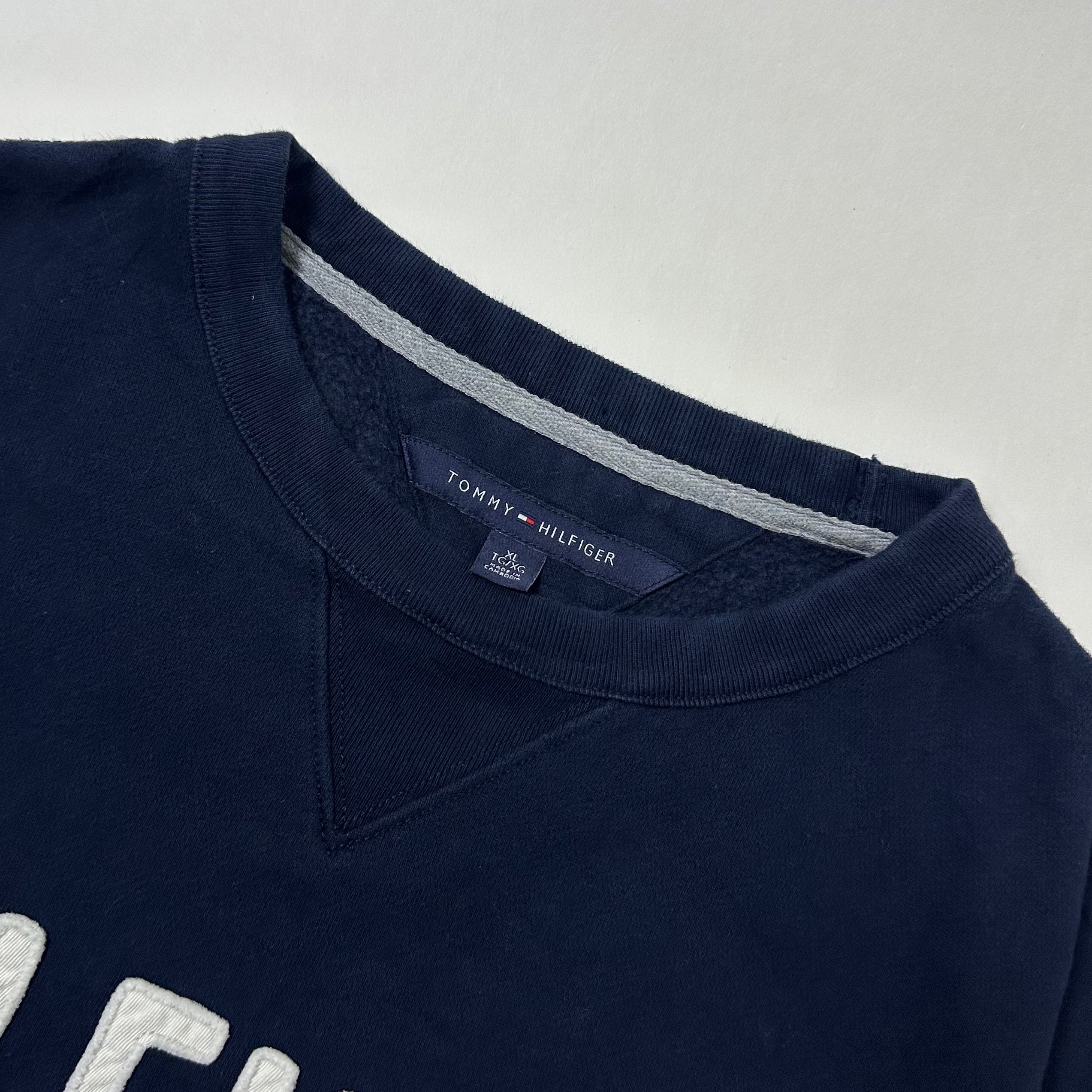 Tommy Hilfiger Crewneck Sweater  Navy Blue Size XL