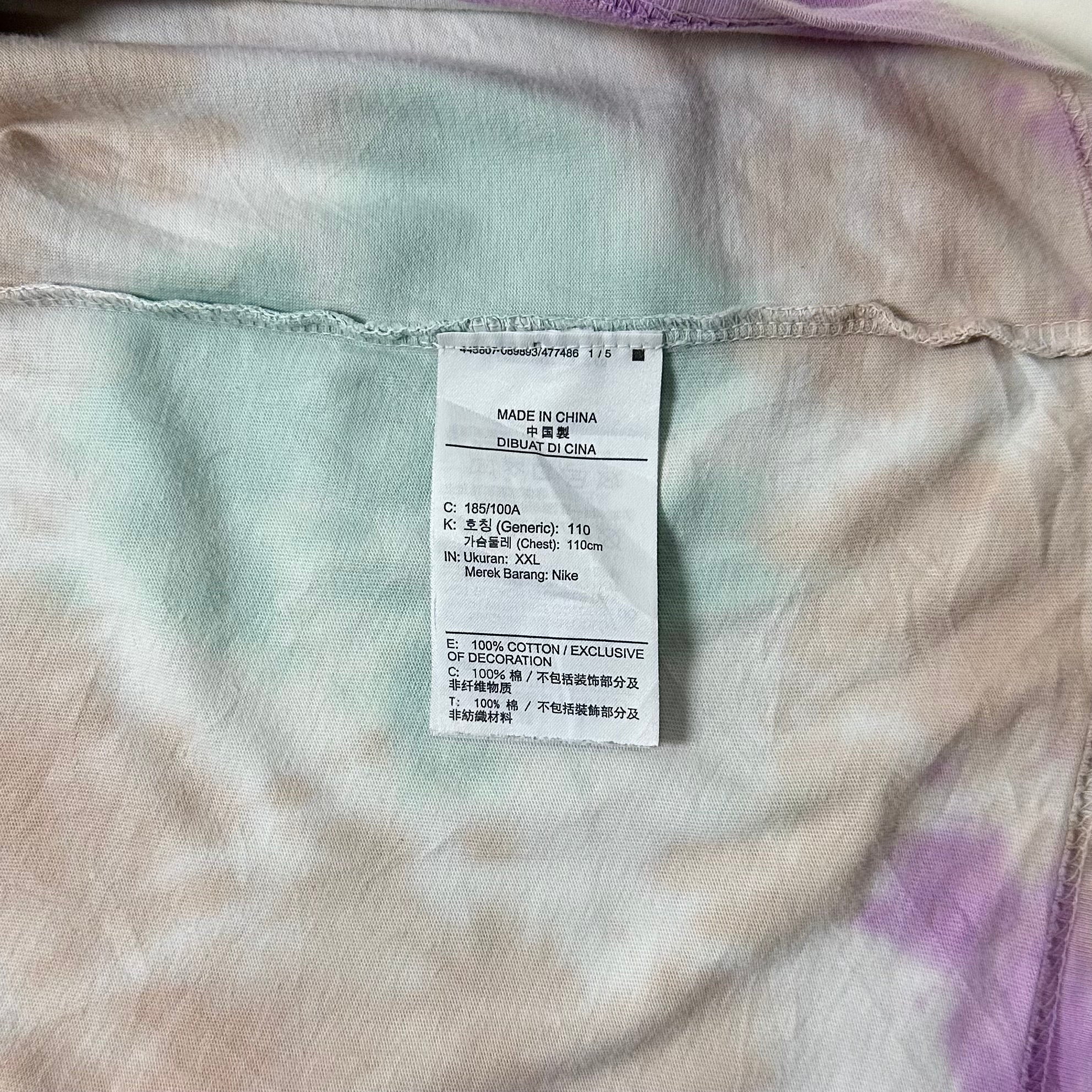 Nike NSW Wild Max 90 Tie-dye Center Swoosh T-shirt (Best Fit XL)