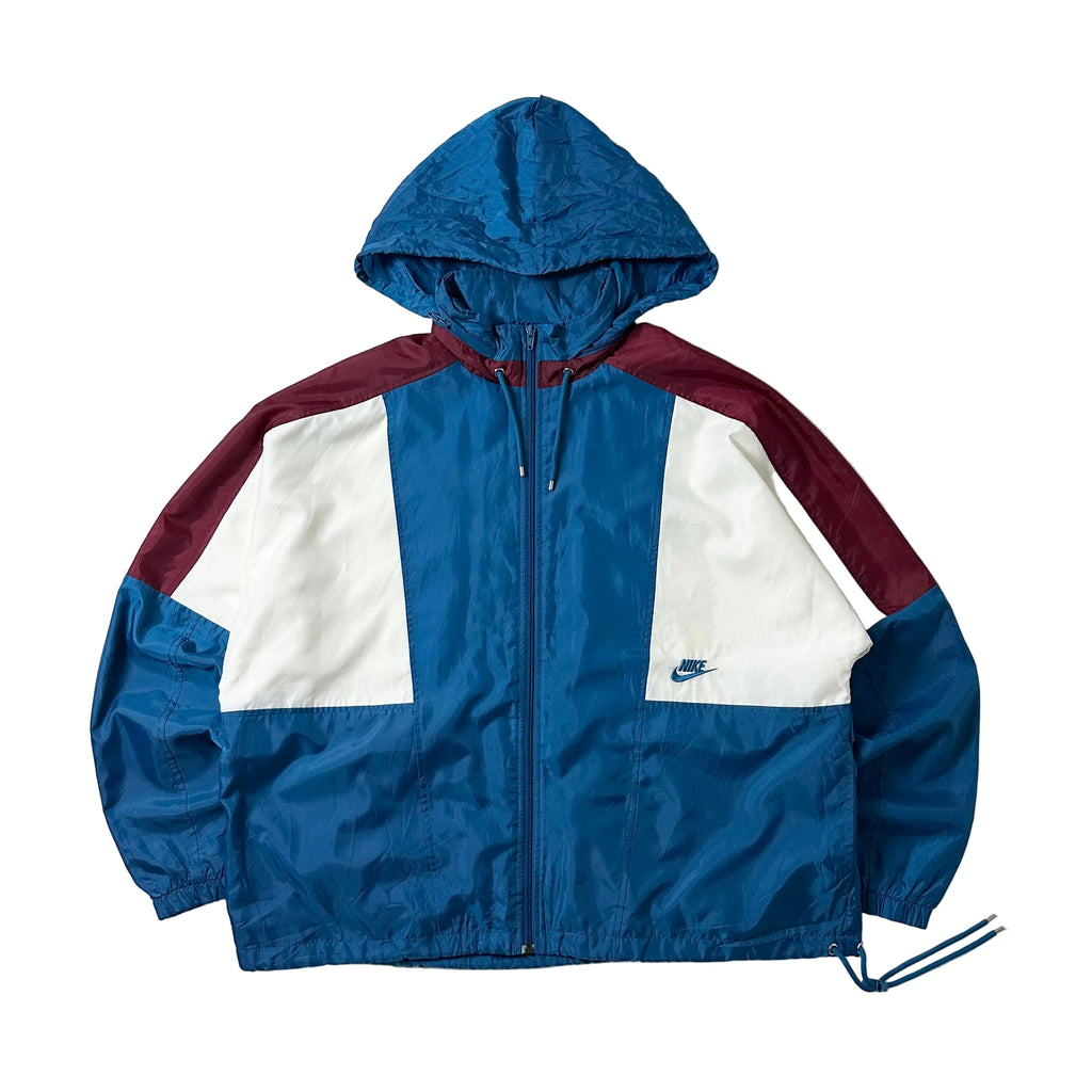 Nike Sportswear Reissue Woven Jacket in Tri-color with Packable Hood (Size 2XL)