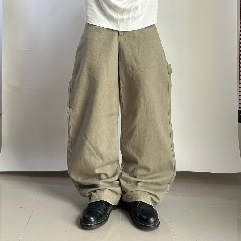 CcyeBrand Baggy Carpenter Pants in Khaki (Size 27-28)