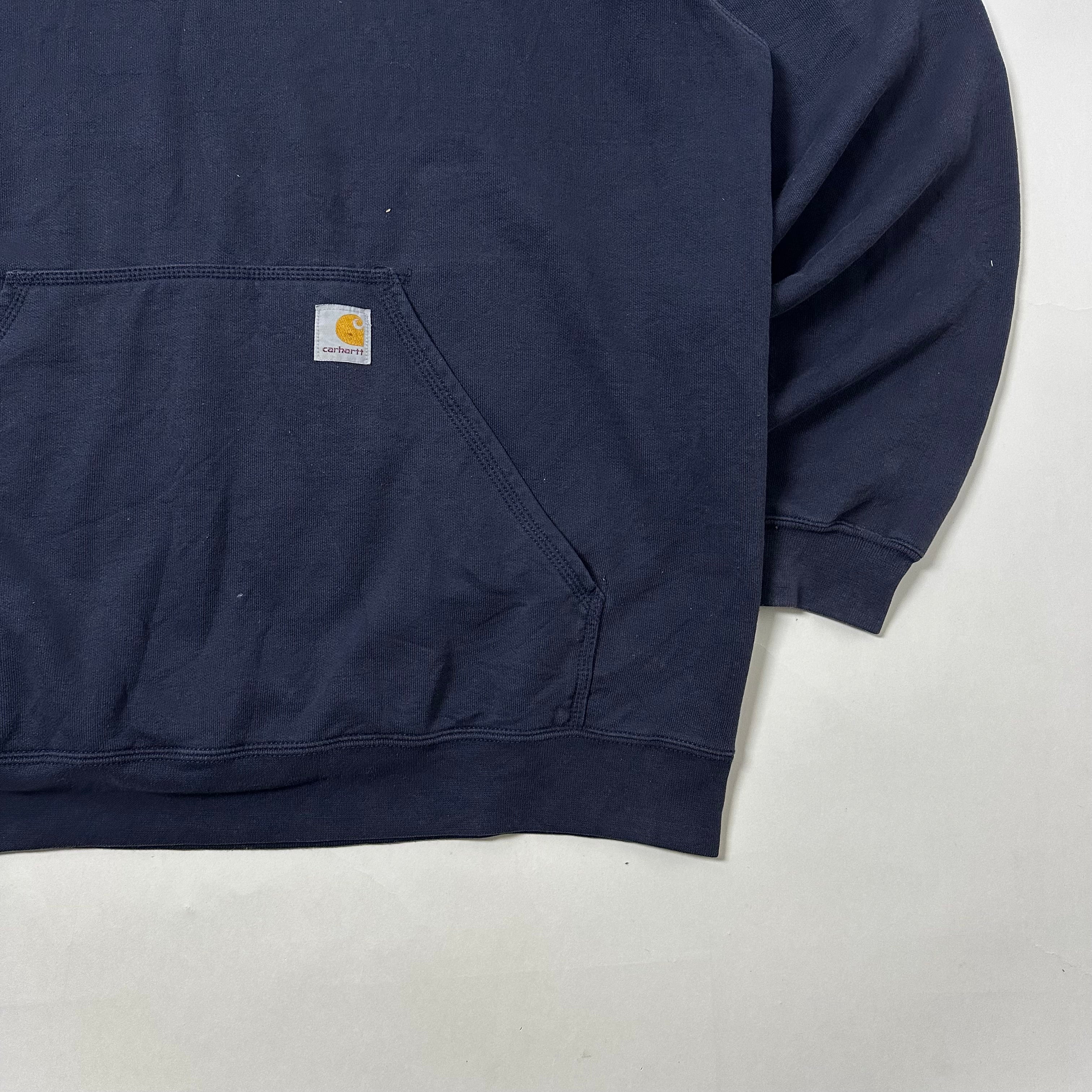 Carhartt Loose Fit Hoodie Jacket in Navy Blue (Size XL)
