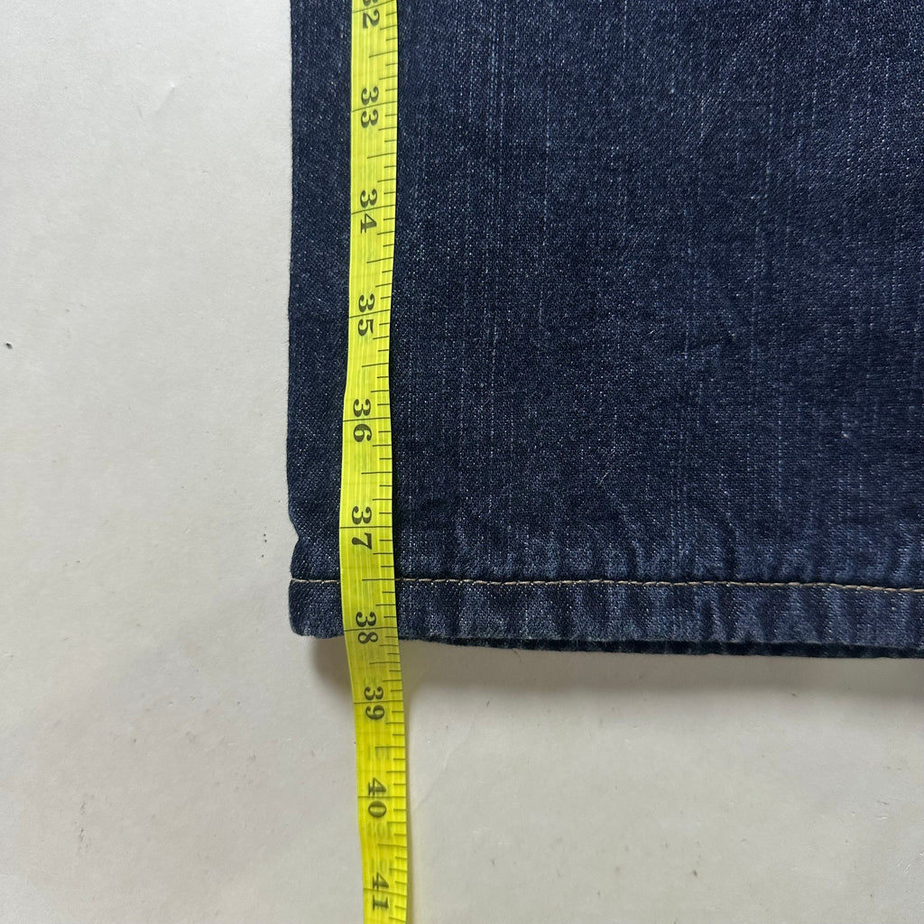 Faded Glory Carpenter Pants Fleece-lined in Dark Indigo (Size 32)